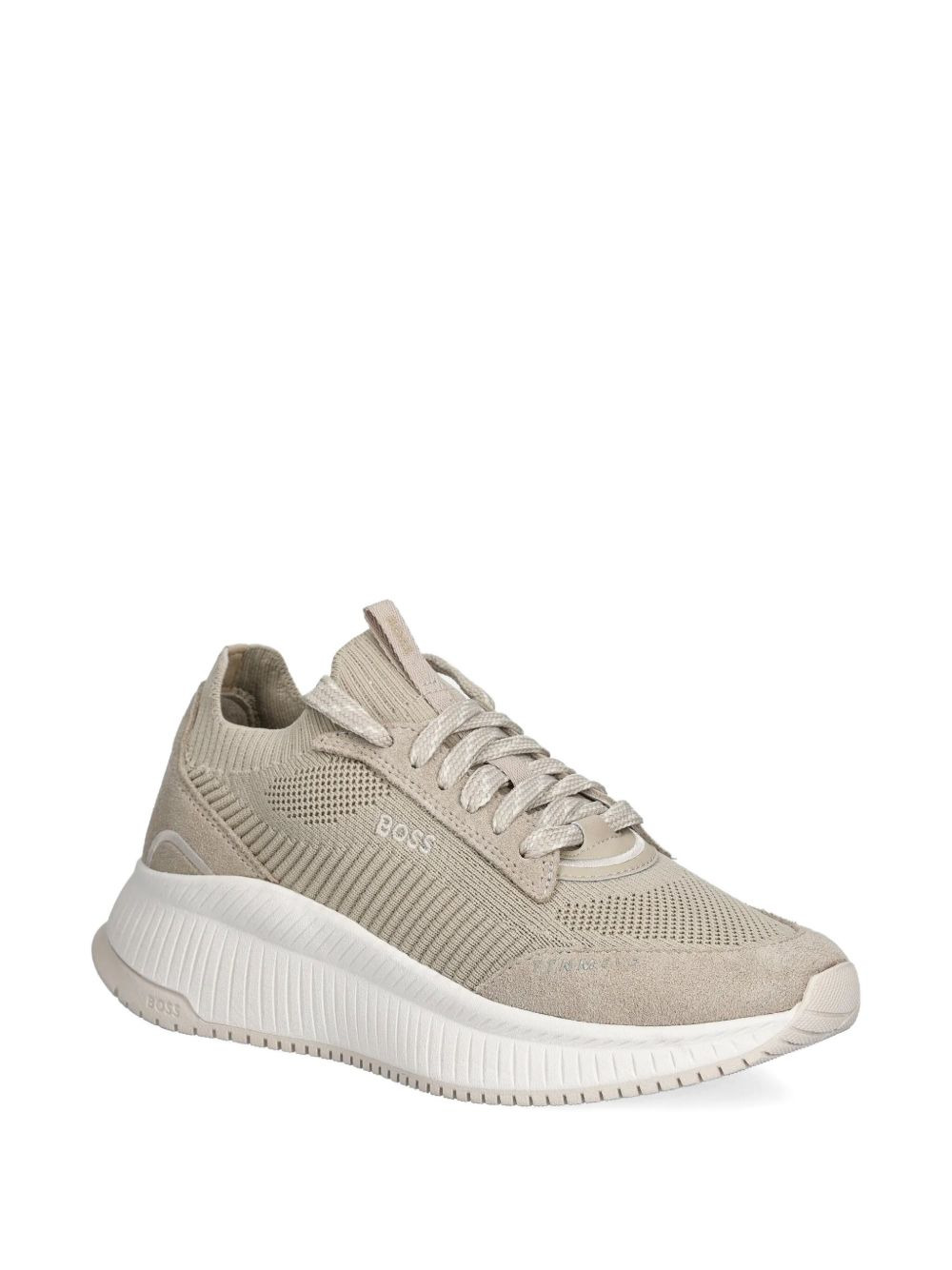 mesh suede sneakers - 2