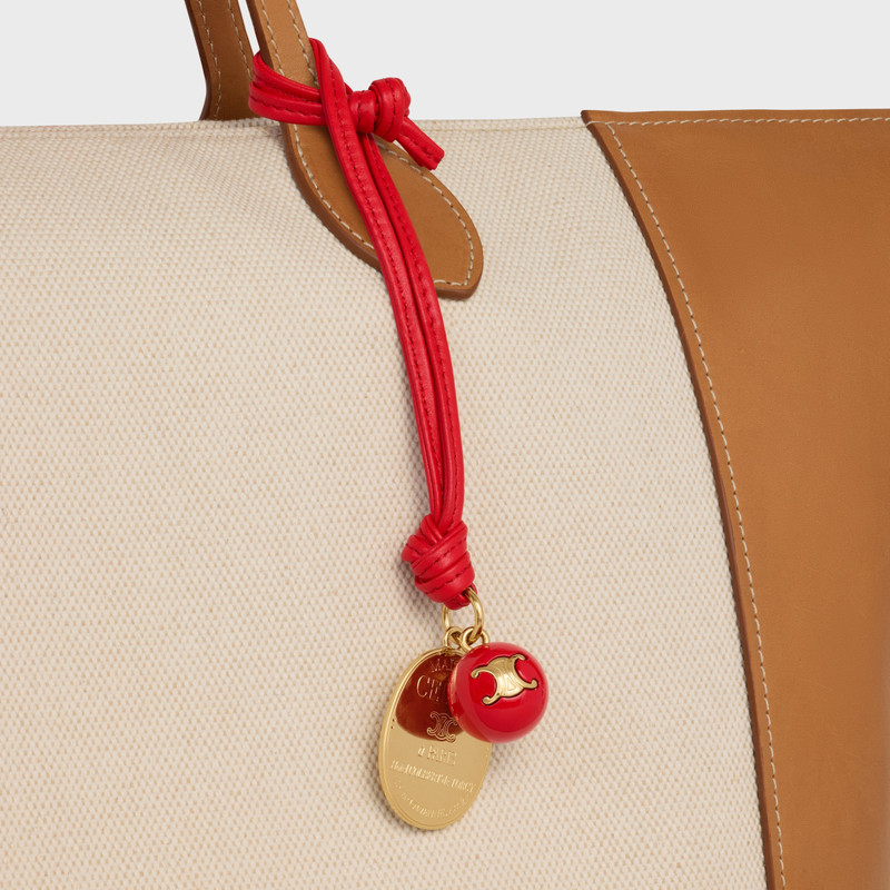 CELINE MAISON CELINE MEDALLION CHARM IN SMOOTH LAMBSKIN AND METAL outlook
