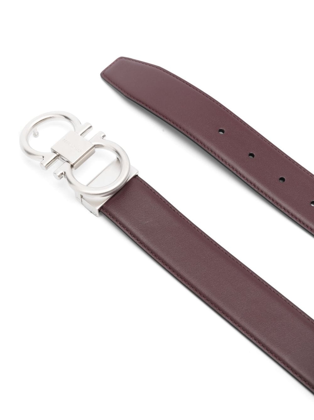 Gancini-buckle reversible belt - 2