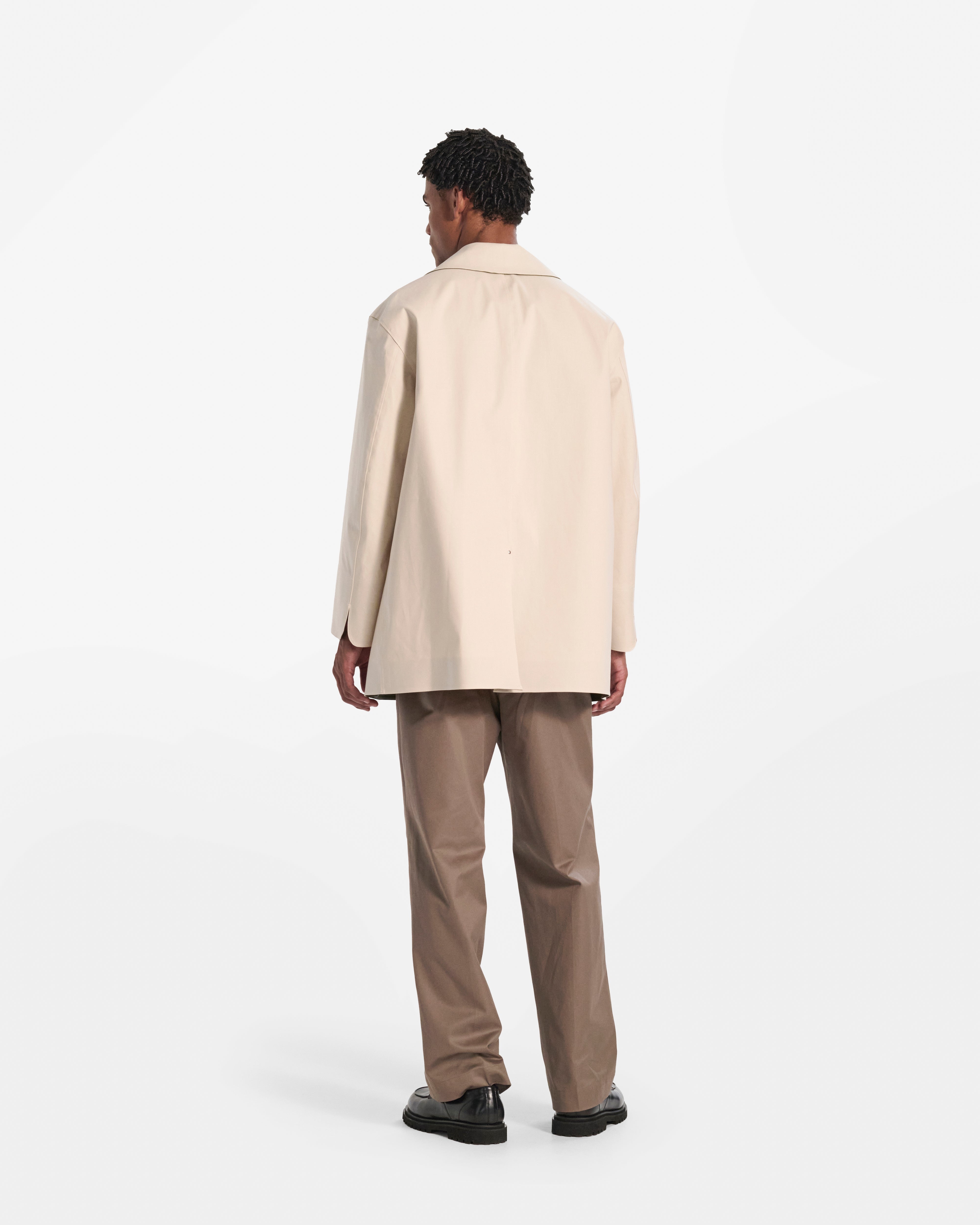 Canonbie Rubberised Double Breasted Coat - 3