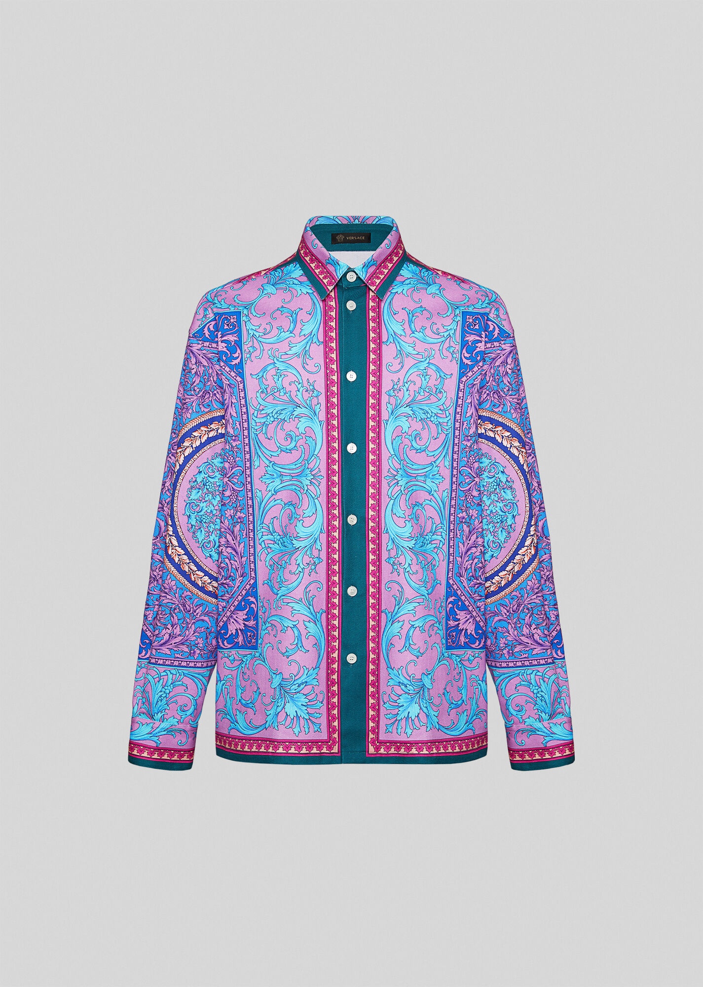 Le Pop Classique Print Denim Shirt - 1