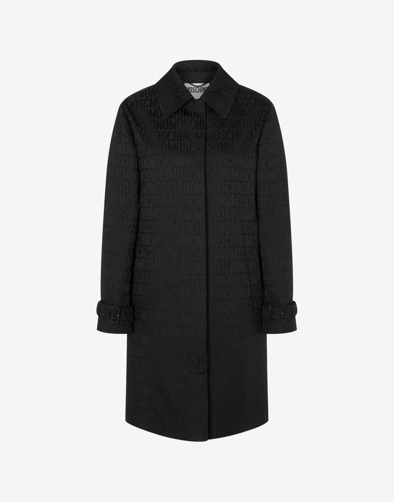 ALLOVER LOGO NYLON COAT 1