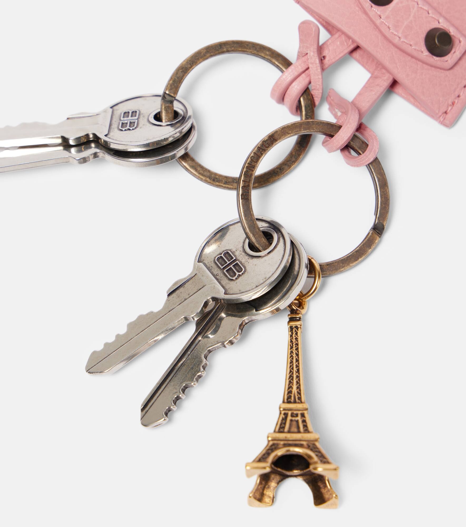 Le City Eiffel leather bag charm - 3