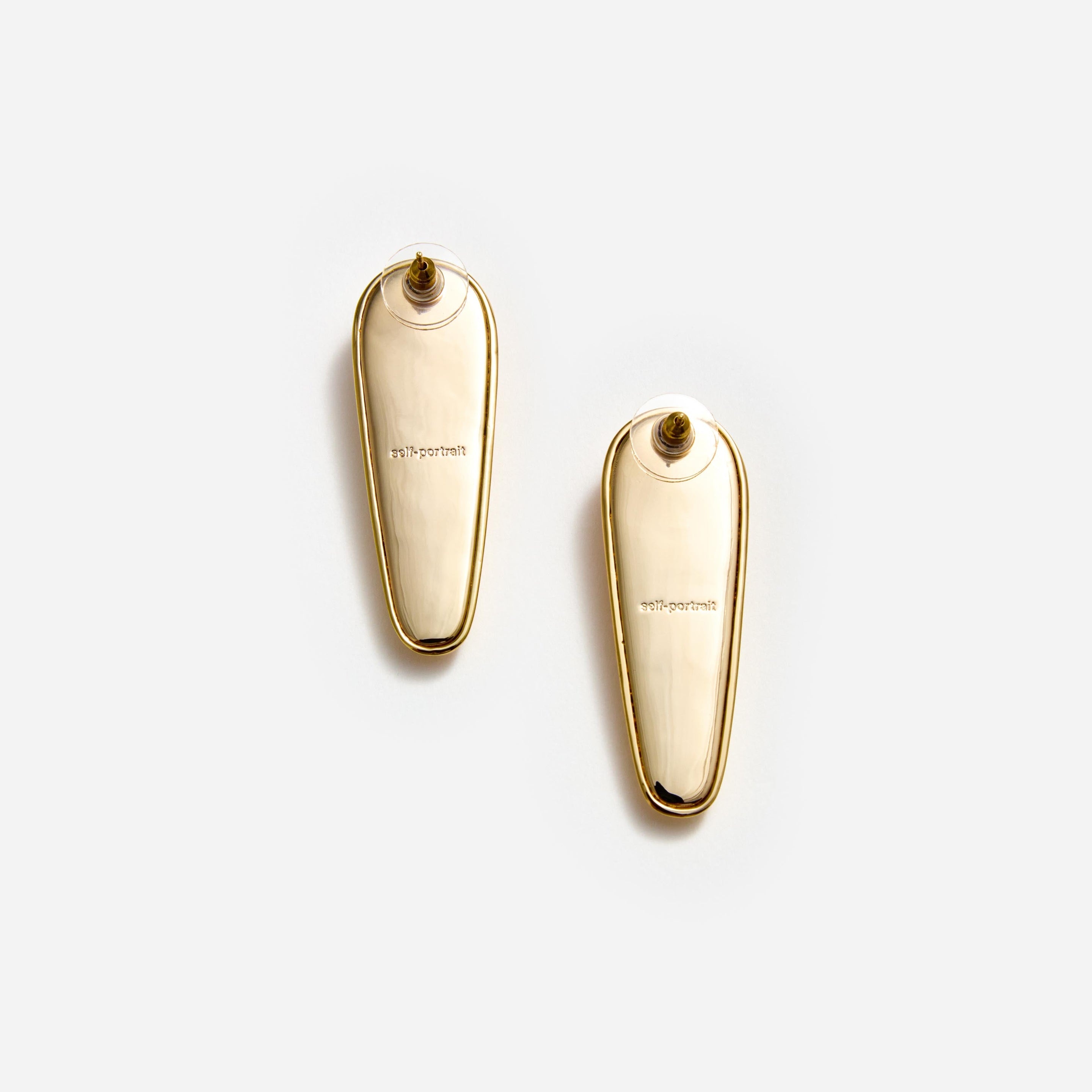 Gold Bar Earrings - 2