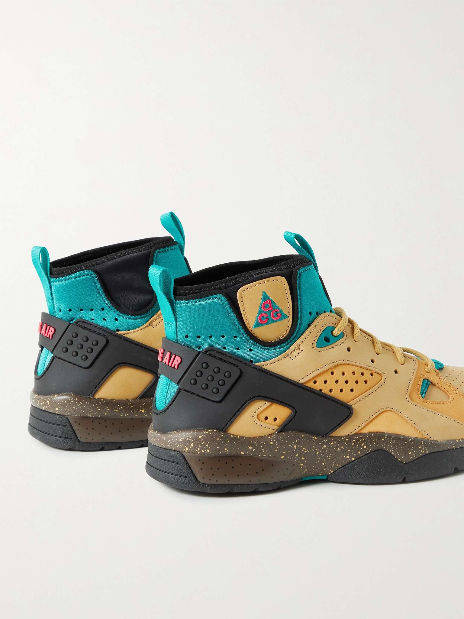 ACG Air Mowabb Suede, Neoprene and Rubber High-Top Sneakers - 5