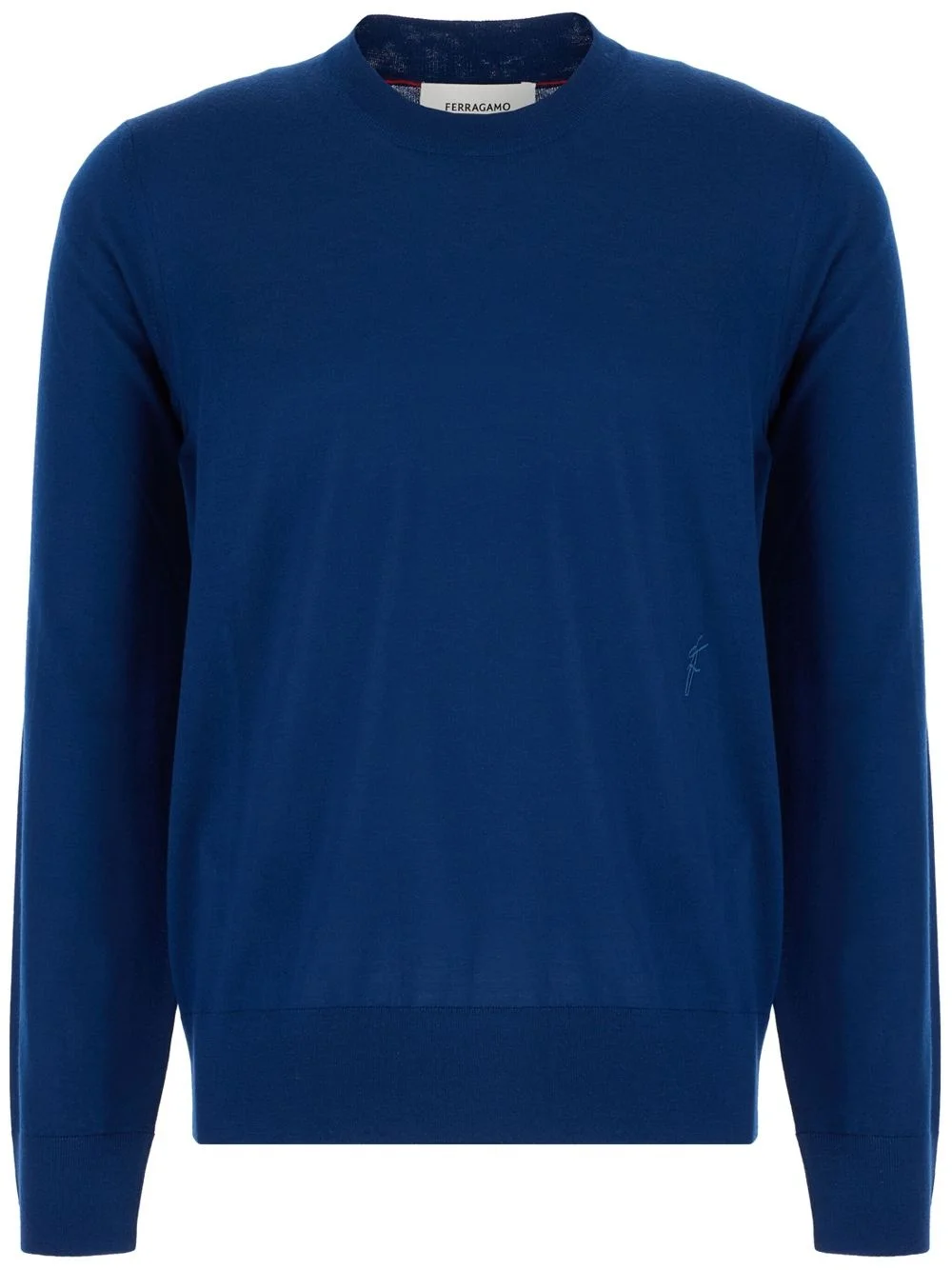 logo-embroidered jumper - 1