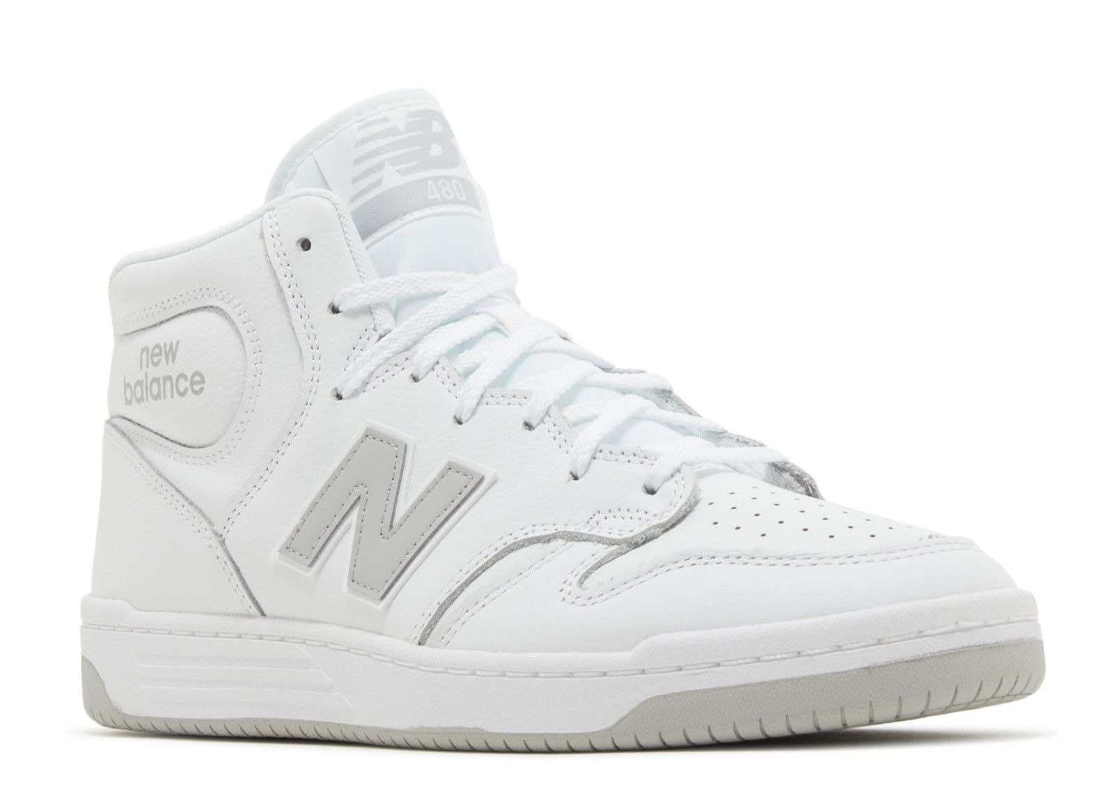 NEW BALANCE NUMERIC 480 HIGH 'WHITE GREY' - 2