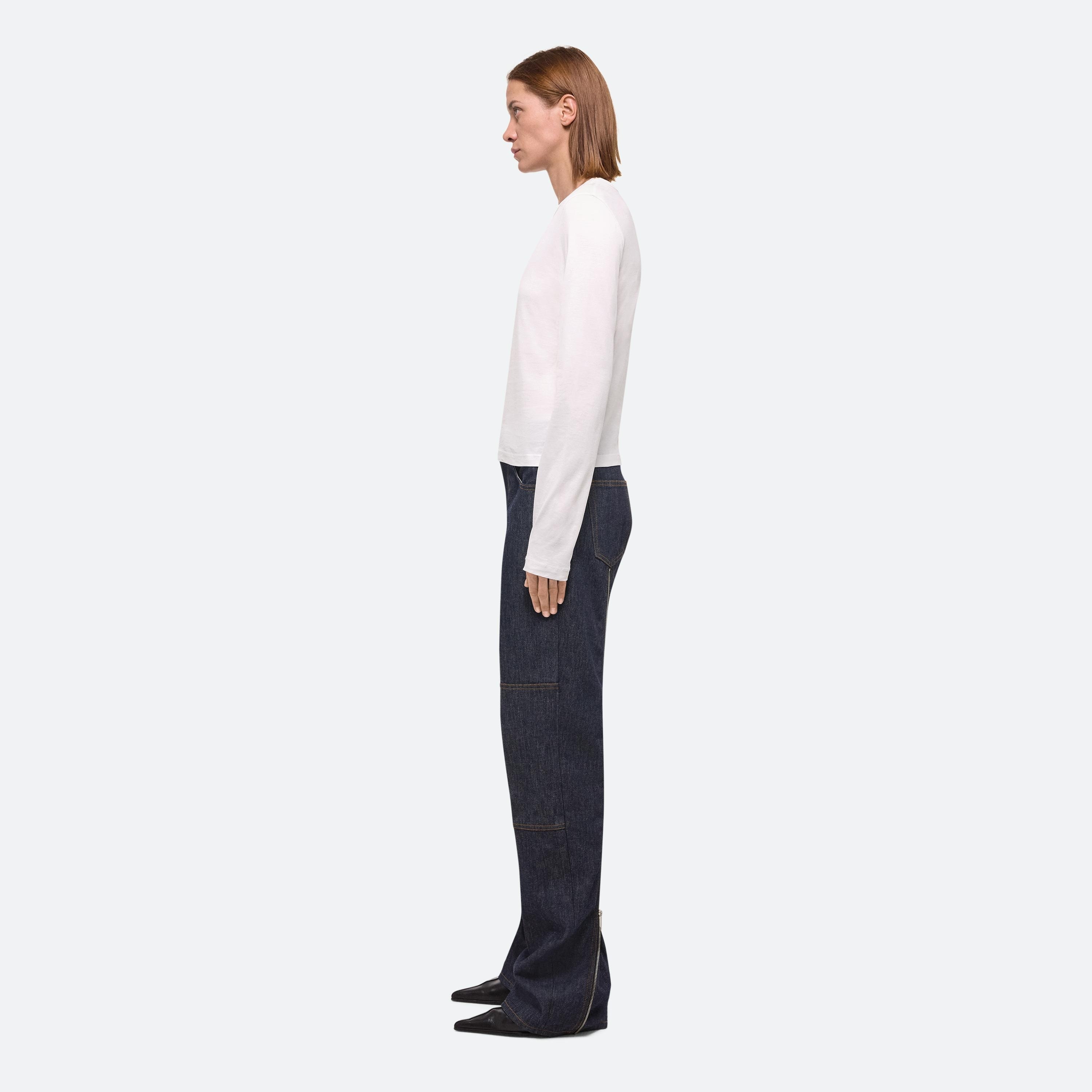 LONG-SLEEVED SLIM LOGO TEE - 4