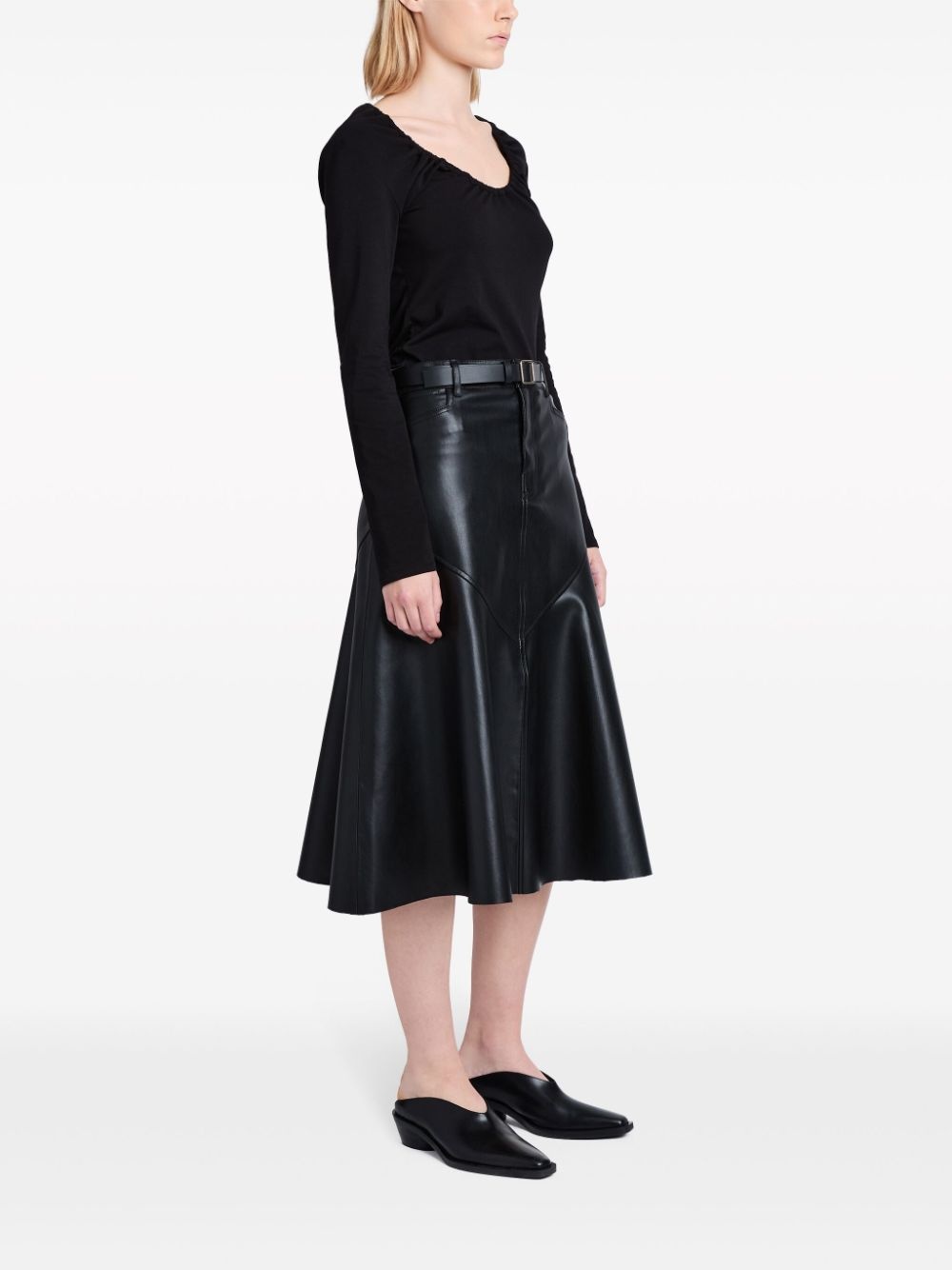 Sophia cut-out ruched top - 3