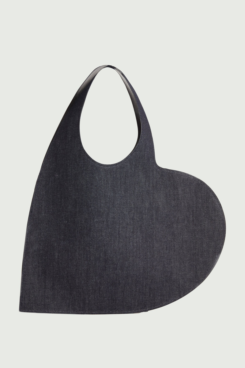 Denim Heart Tote Bag 4
