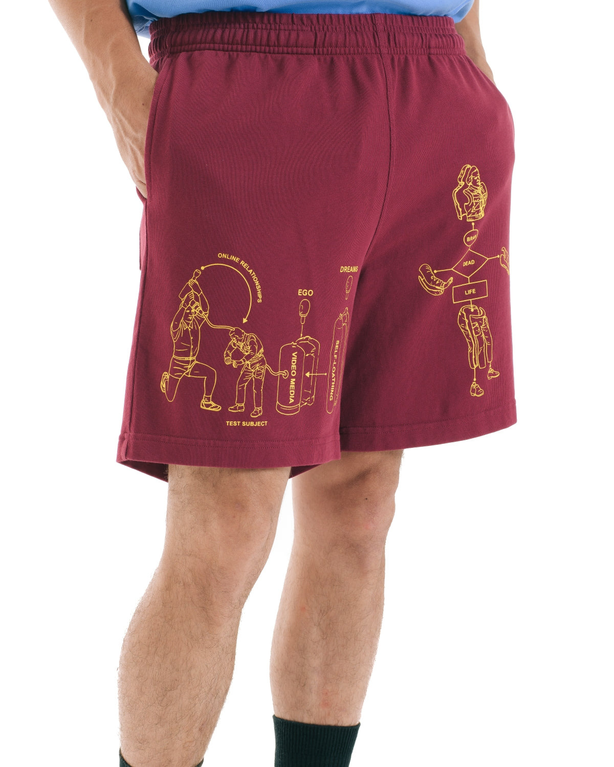 Tutorials Heavyweight Jersey Short - Burgundy - 5