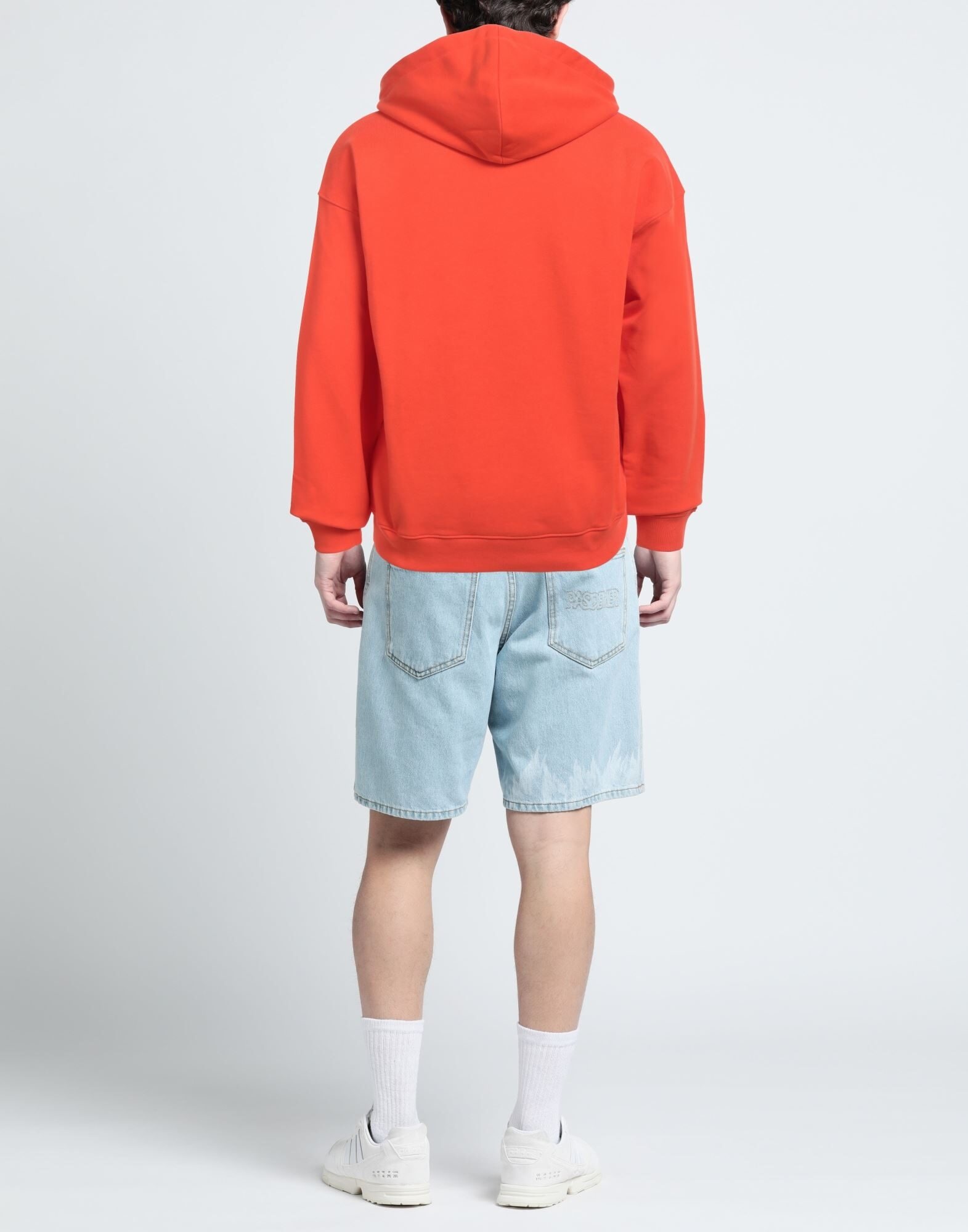 Orange Men's Hooded Sweatshirt - 3