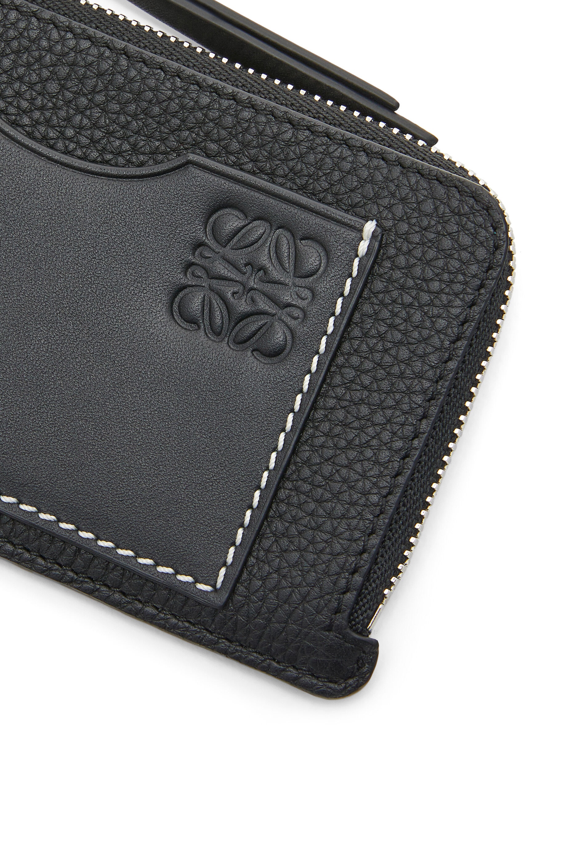 Coin cardholder in soft grained calfskin - 4