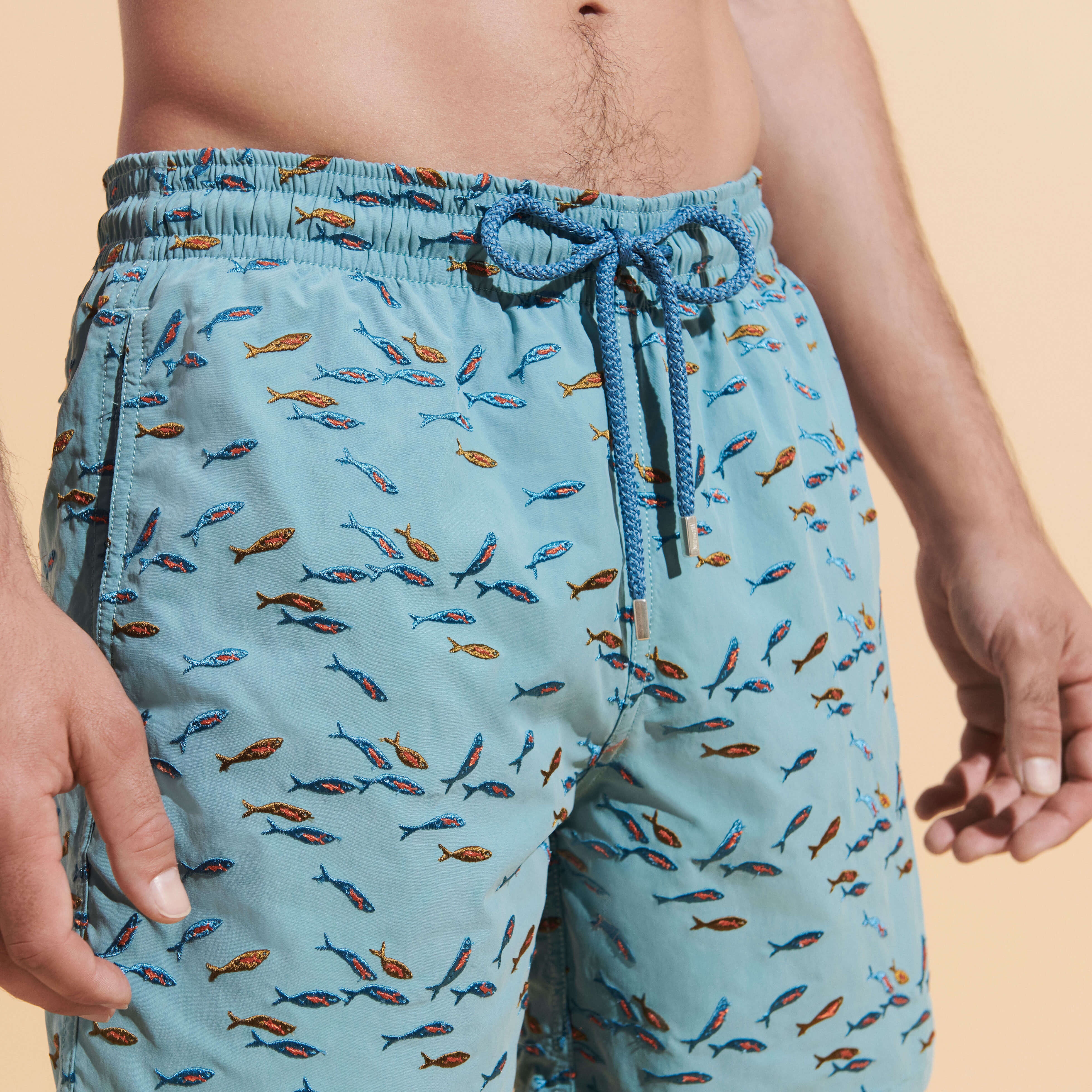 Men Swim Trunks Embroidered Gulf Stream - Limited Edition - 5