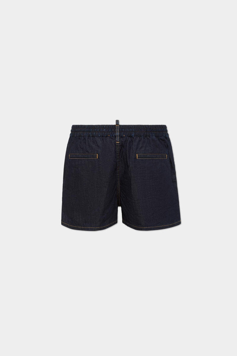DSQUARED2 SUMMER LOVERS DARK WASH BEACH SHORTS outlook