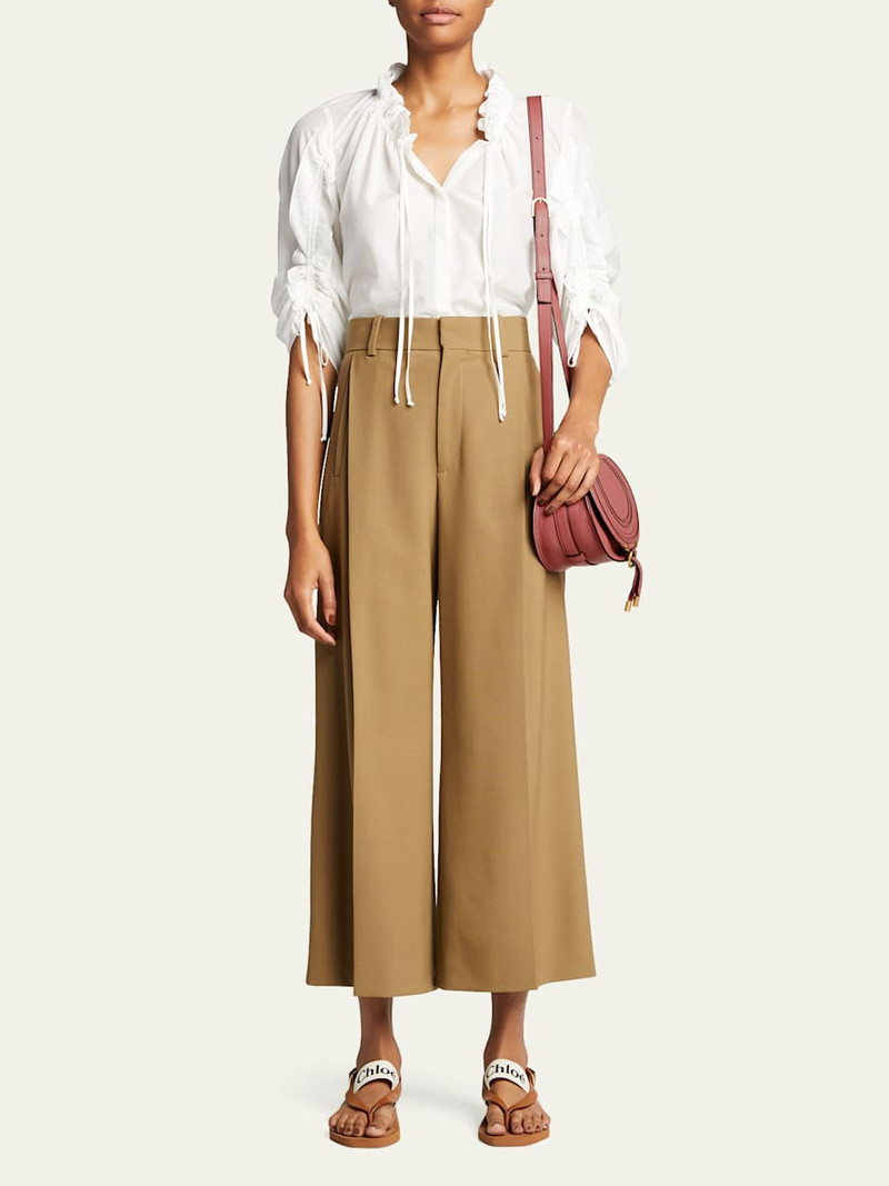 Chloé Marcie Small Crossbody Bag in Grained Calfskin outlook