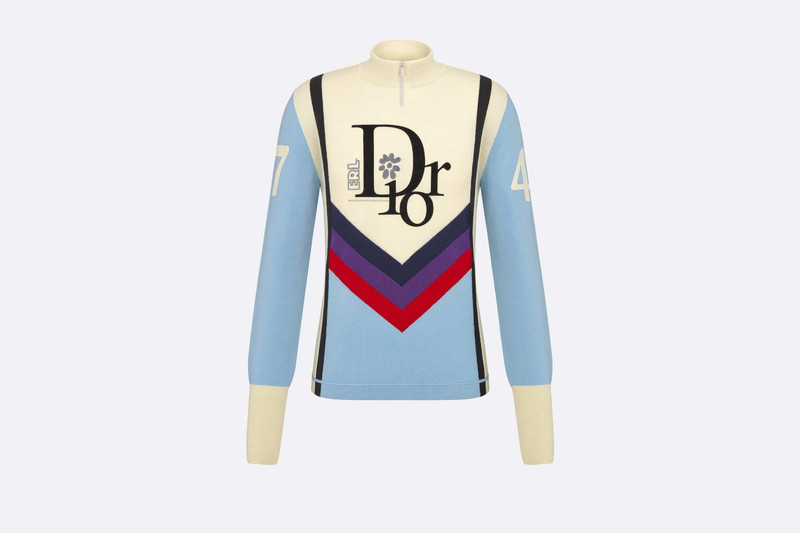DIOR BY ERL Zipped-Collar Sweater 1