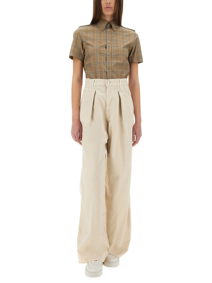 Burberry Women Cotton "Check" Shirt - 2