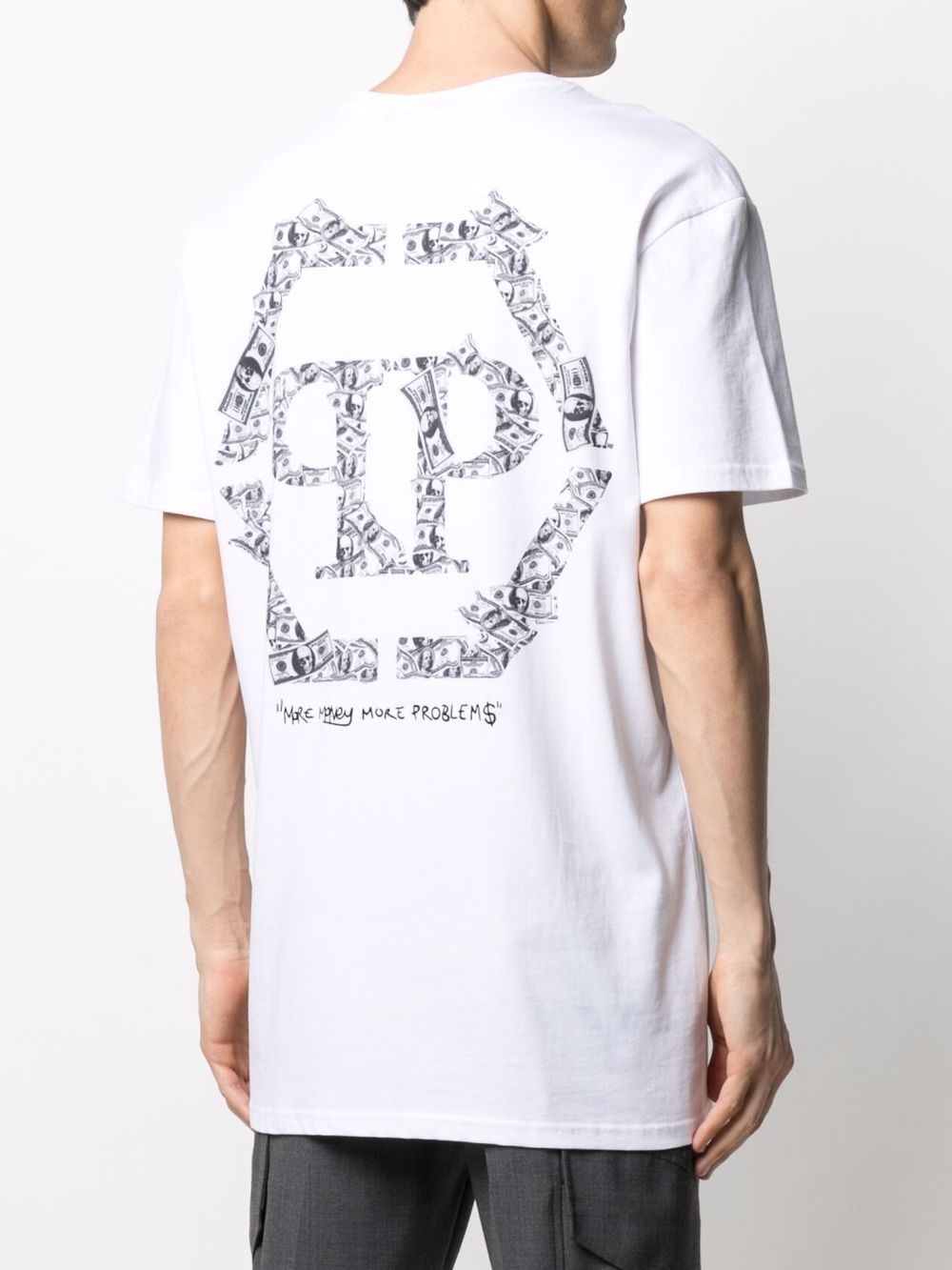 graphic-print logo T-shirt - 4