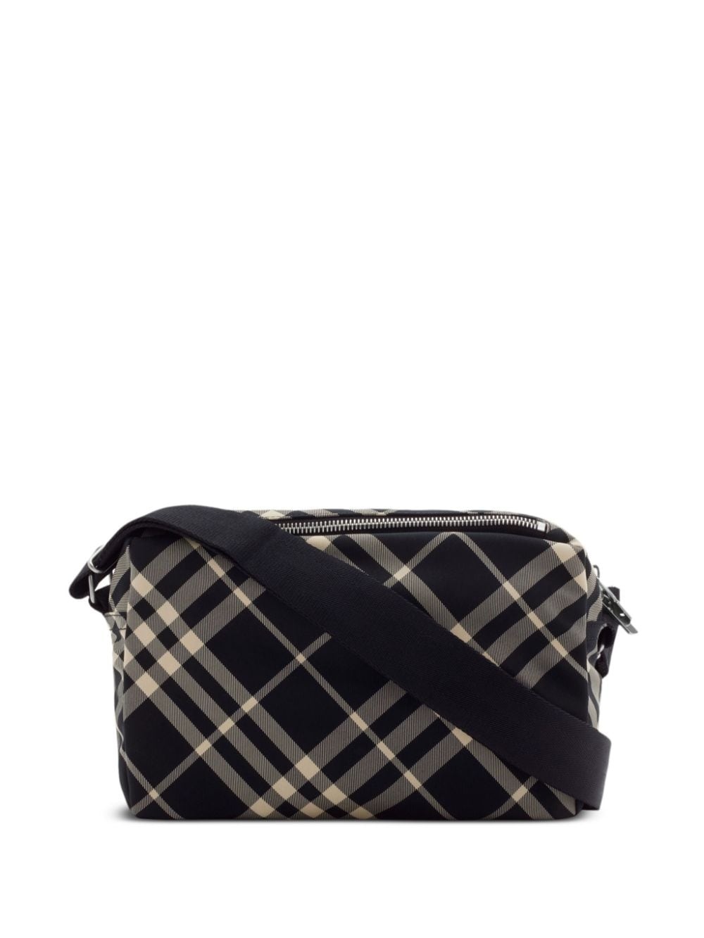 EKD-appliquÃ© checked crossbody bag - 2