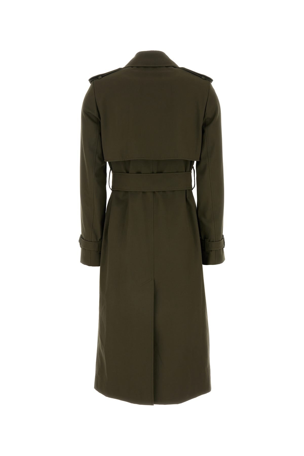 【関税&送料込】Burberry Army Green Gabardine Reversible Jac Burberry Gabardine Car Coat | Green | FARFETCH