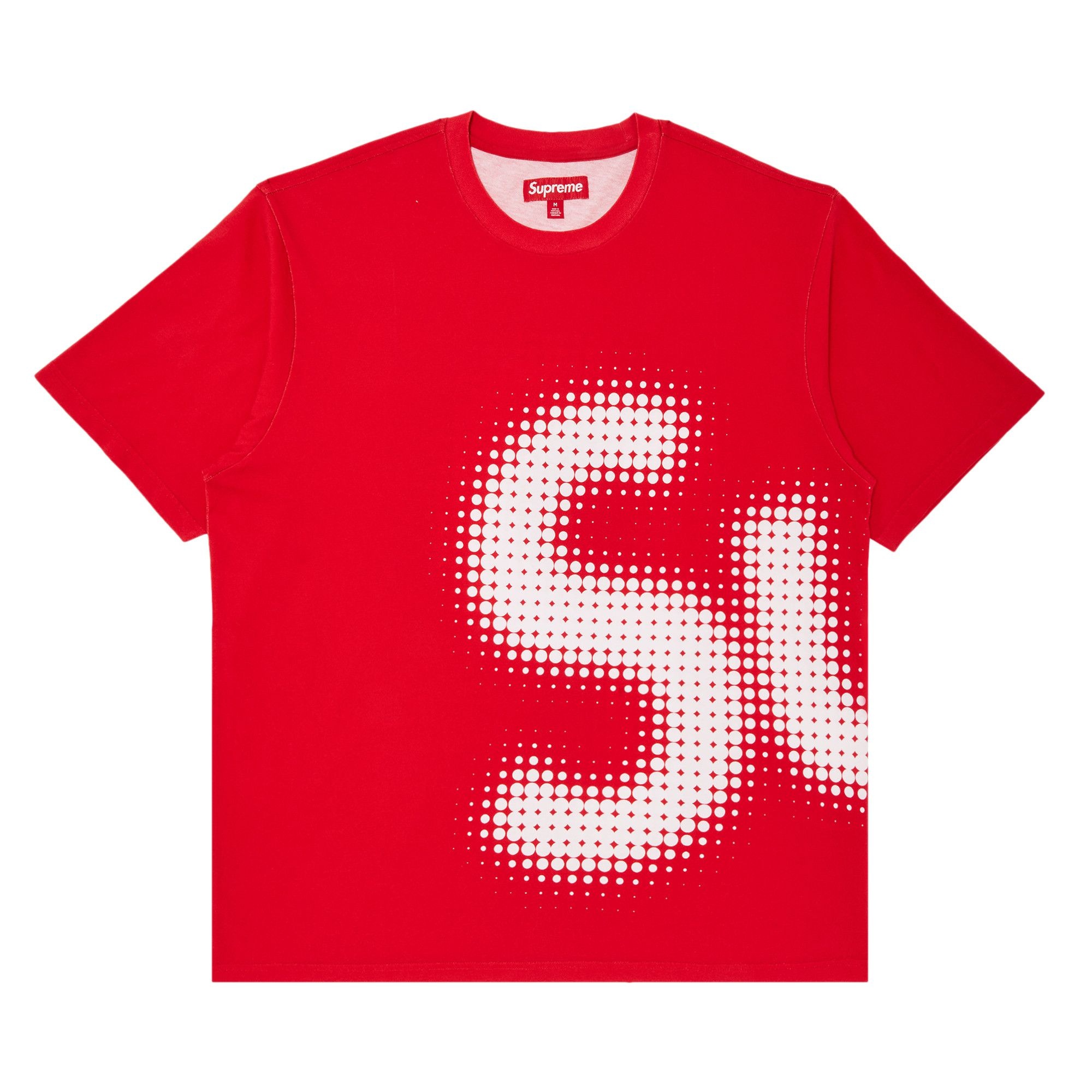 Supreme Halftone Short-Sleeve Top 'Red' - 1