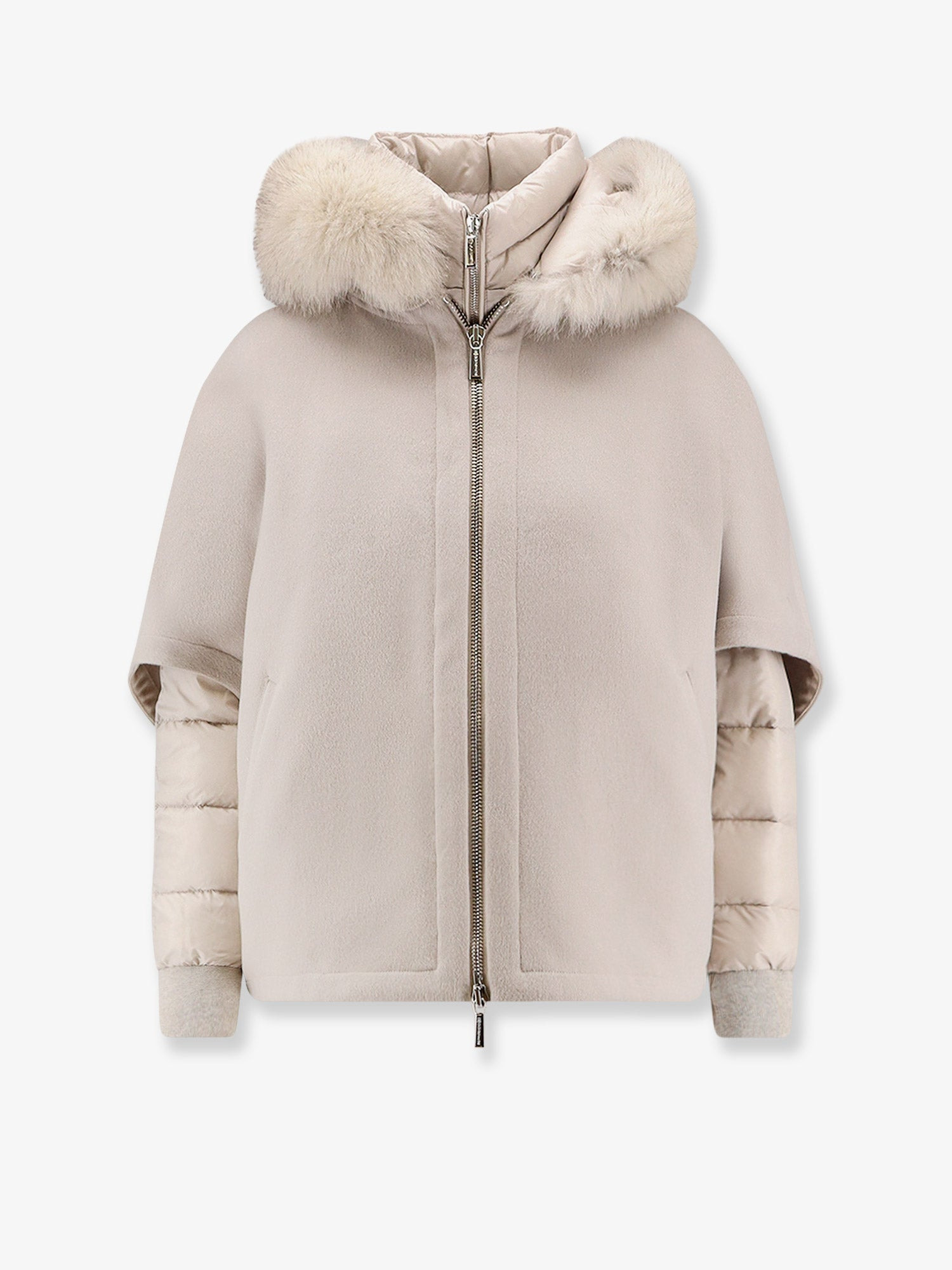 MOORER - Moorer Pegaso-Cwr Sleeveless Wool And Cashmere Coat - 1