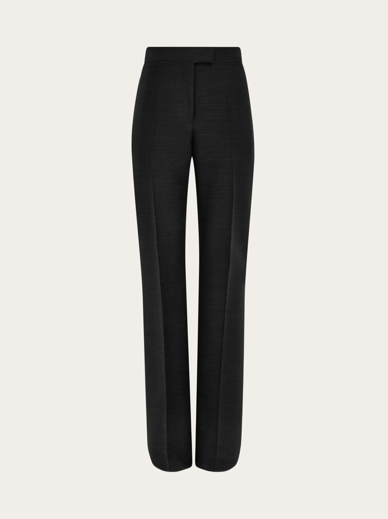 Wool faille trouser 1