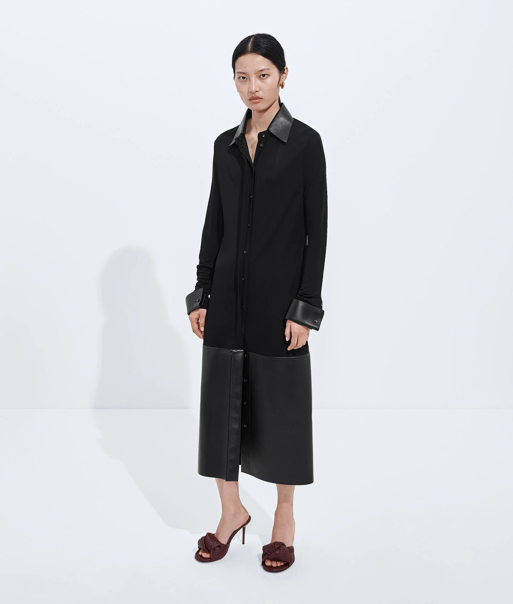 Crepe Viscose Jersey Dress - 1