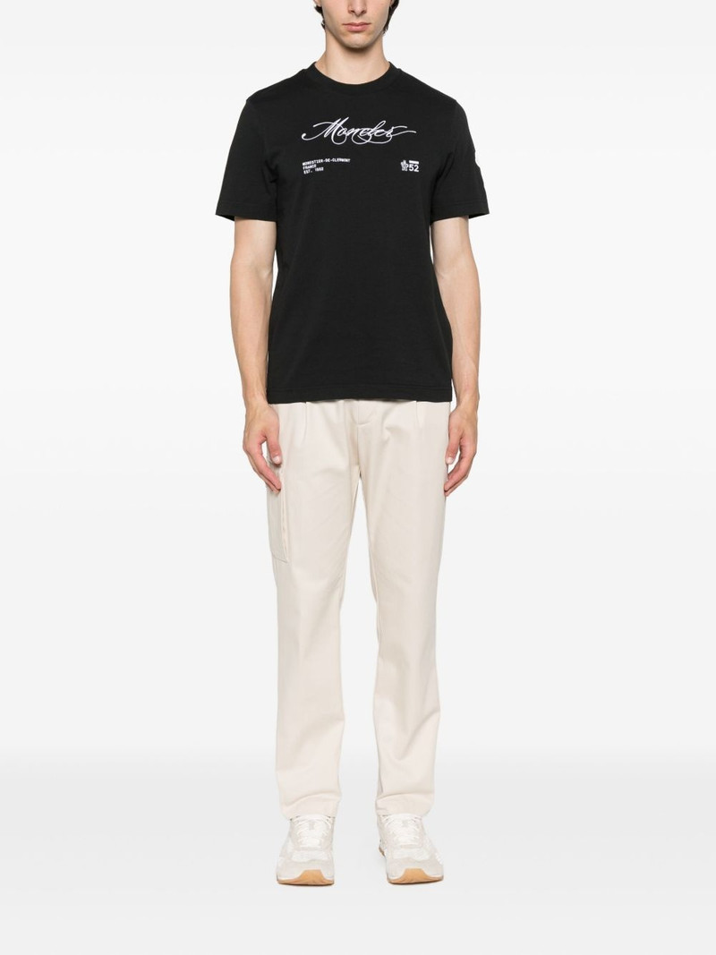 Moncler logo-print cotton T-shirt outlook