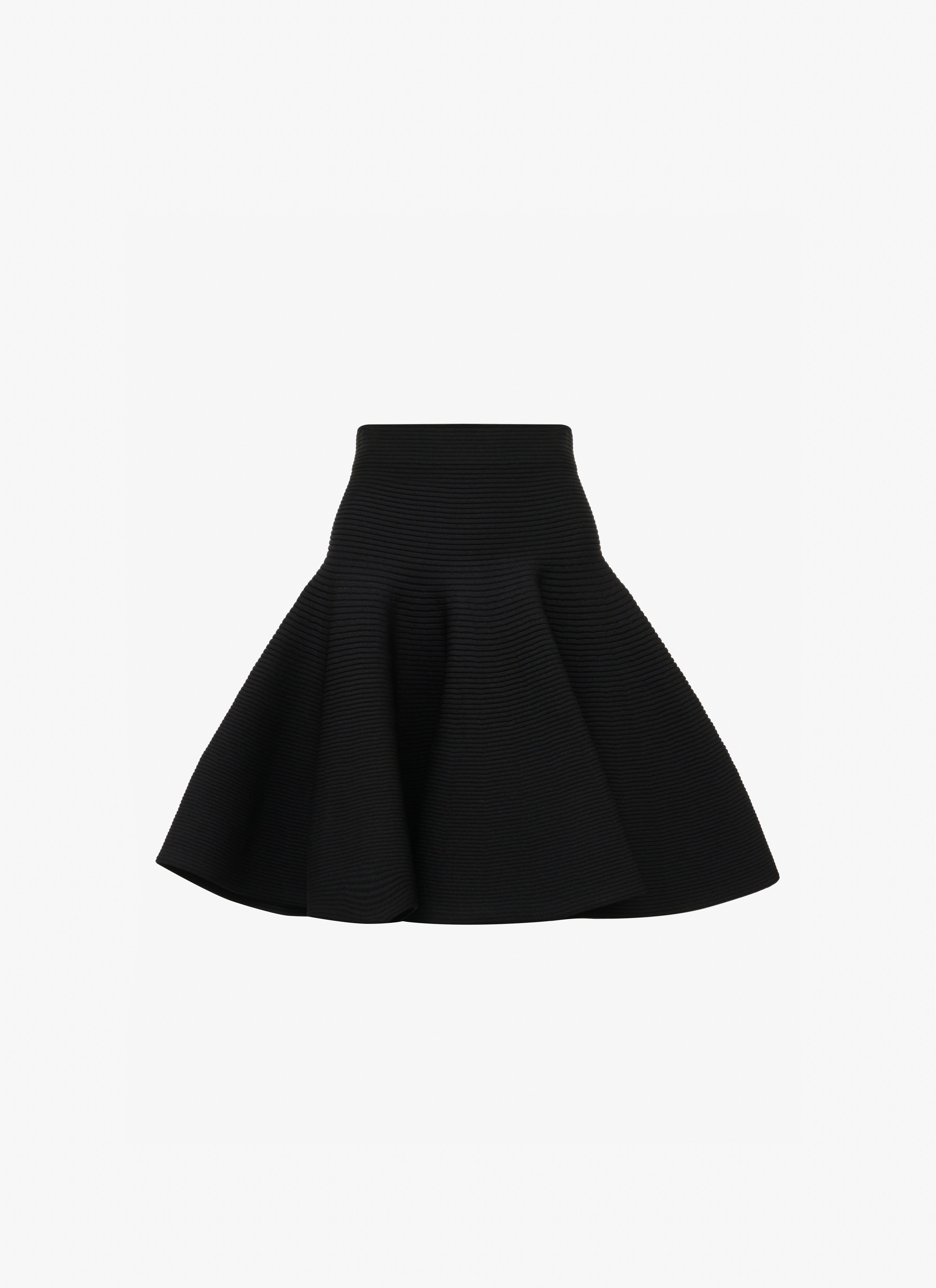 CIRCULAR RIB SKIRT - 1