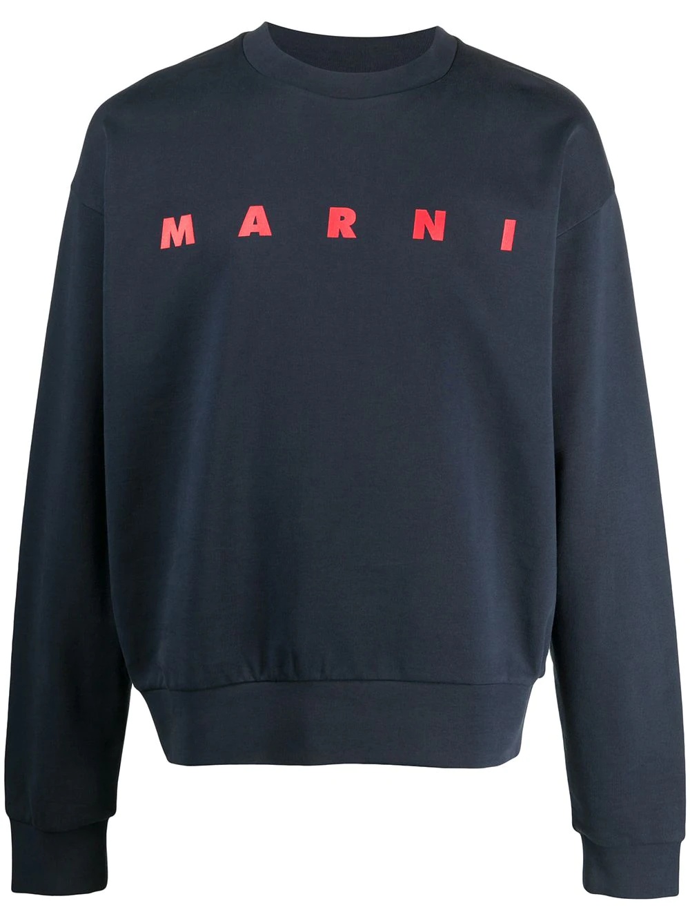 logo print sweatshirt - 1