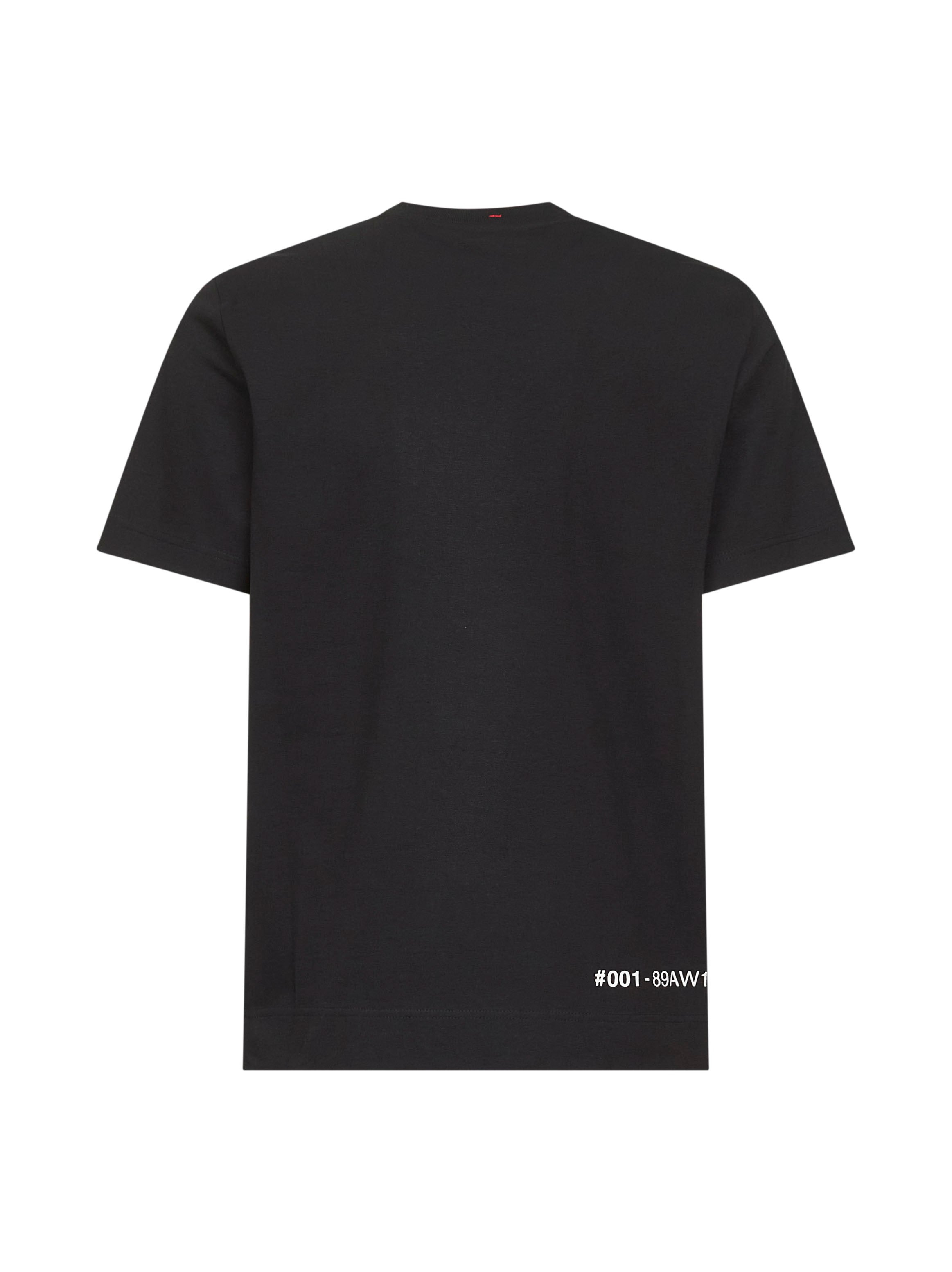 Black cotton logo T-shirt - 2