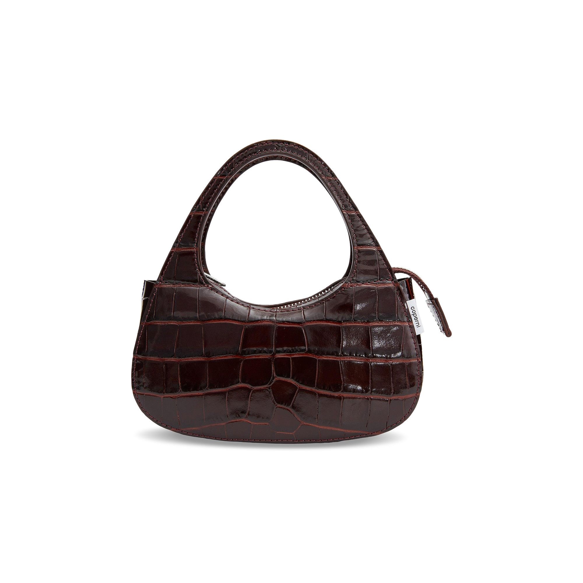 Coperni Croco Micro Baguette Bag Swipe 'Brown' - 2