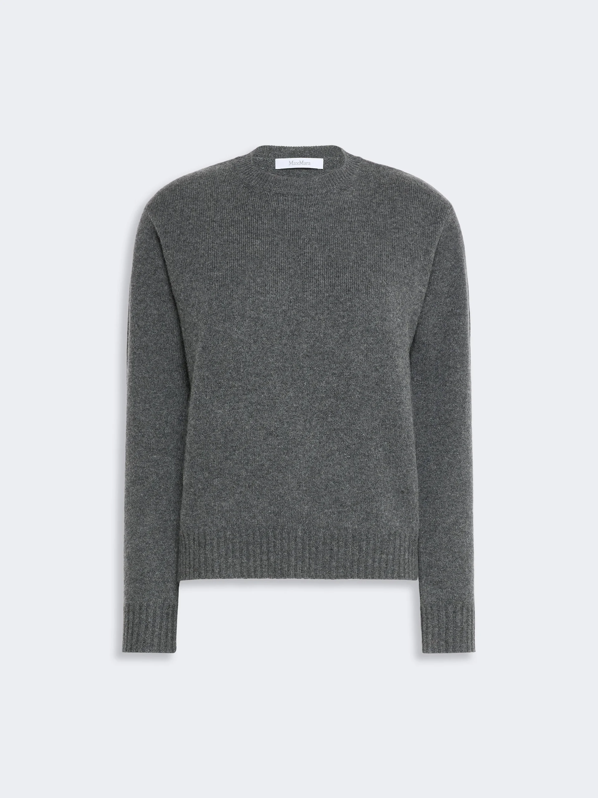 LUME Cashmere yarn sweater - DARK GREY - 1