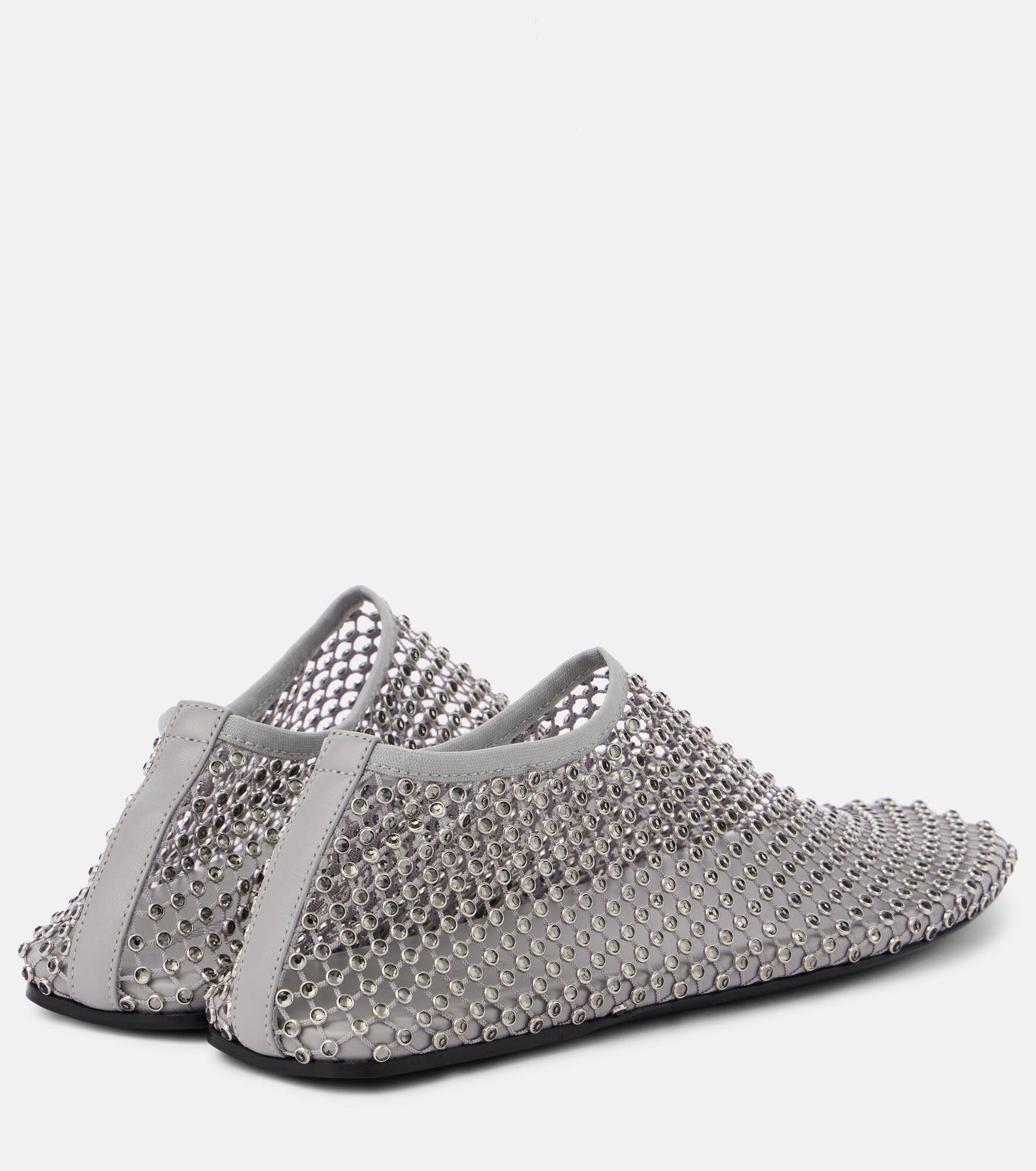 Minette embellished slip-on shoes - 3