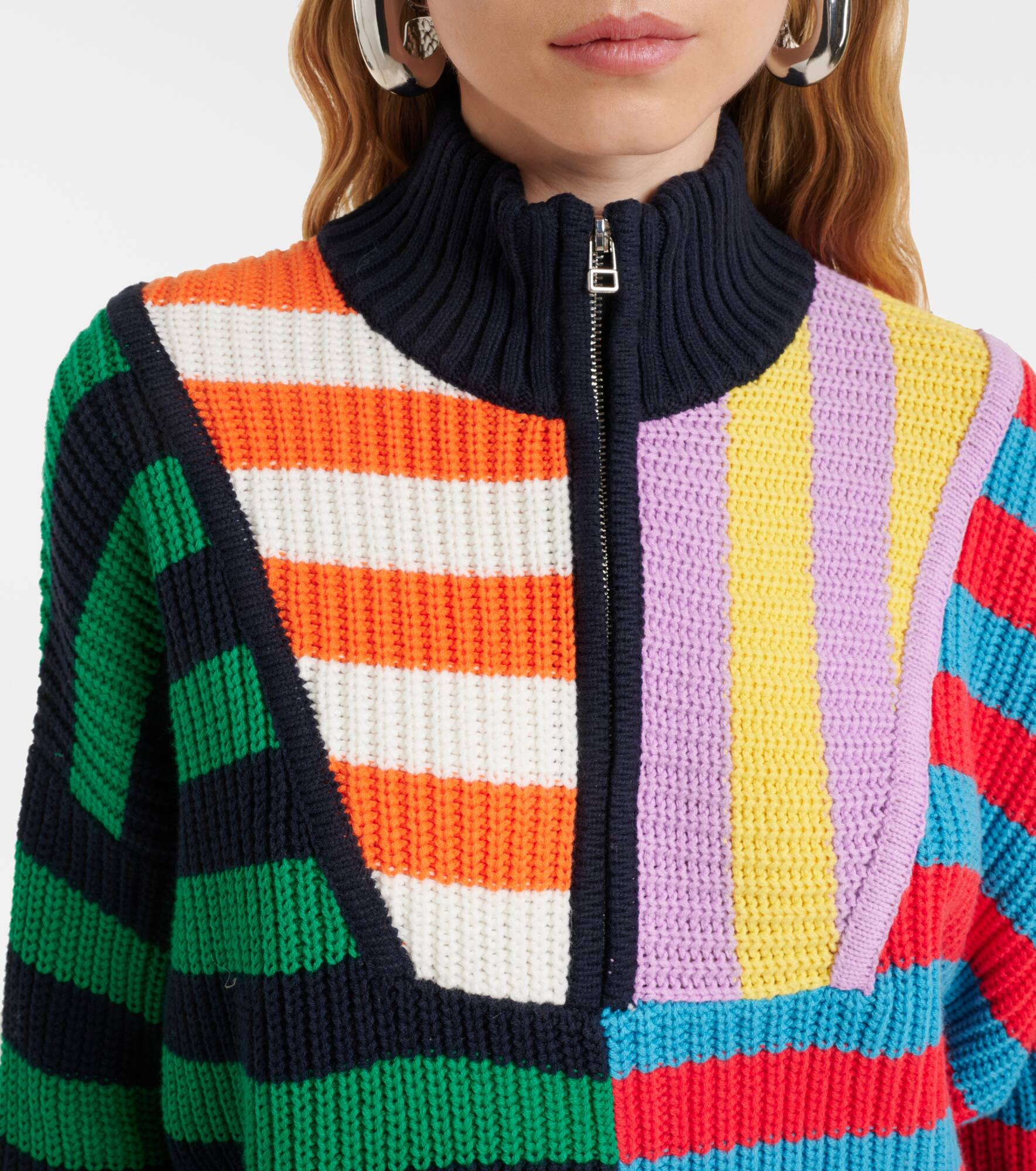 Hampton knitted cotton-blend sweater - 4