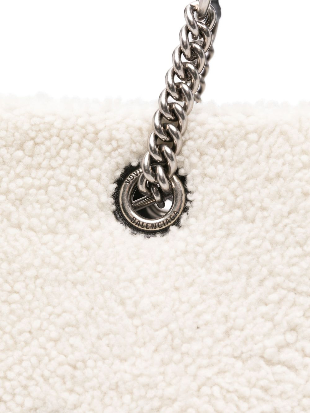 Duty Free medium shearling tote bag - 4