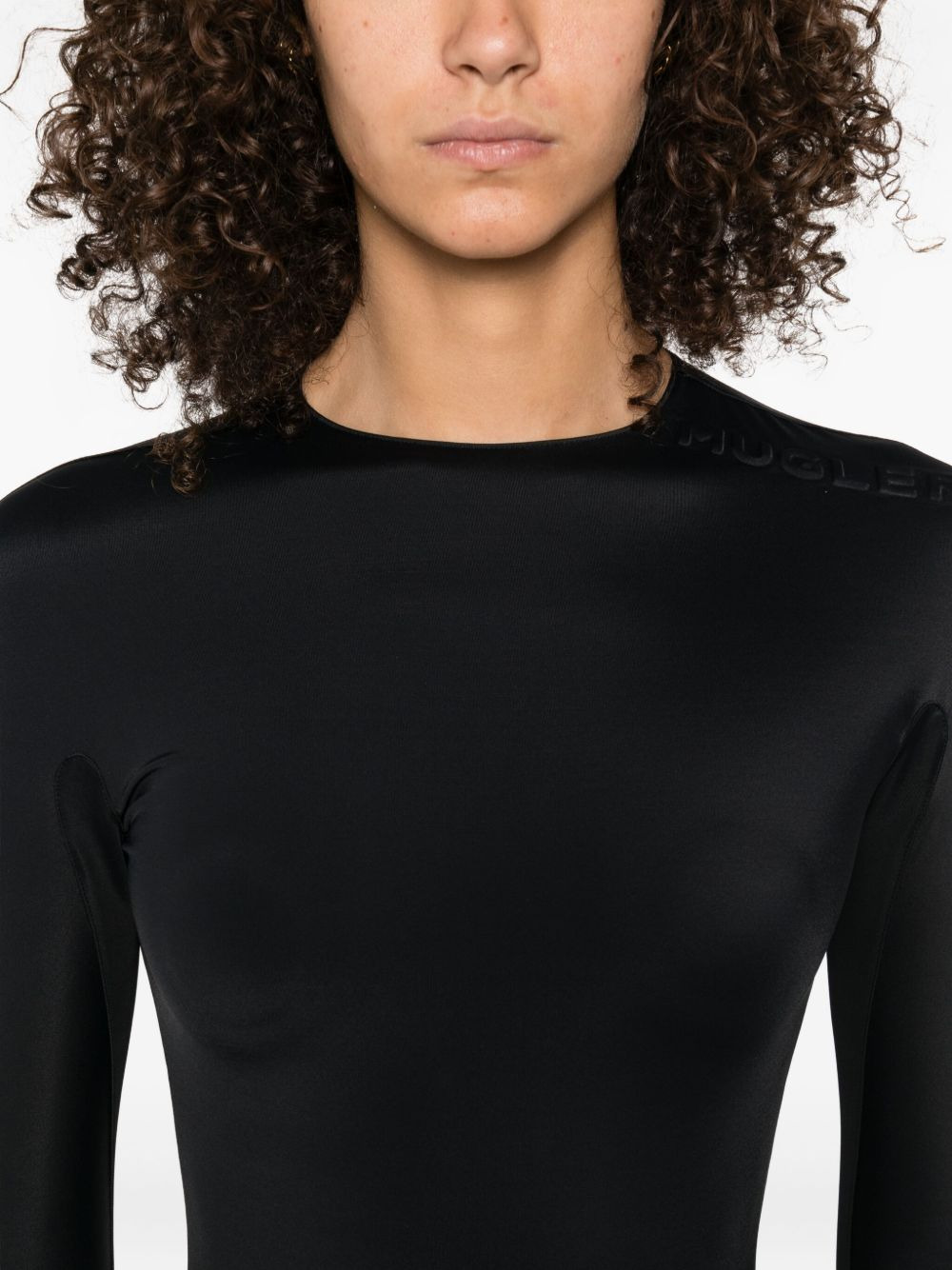 concealed long-sleeve bodysuit - 5