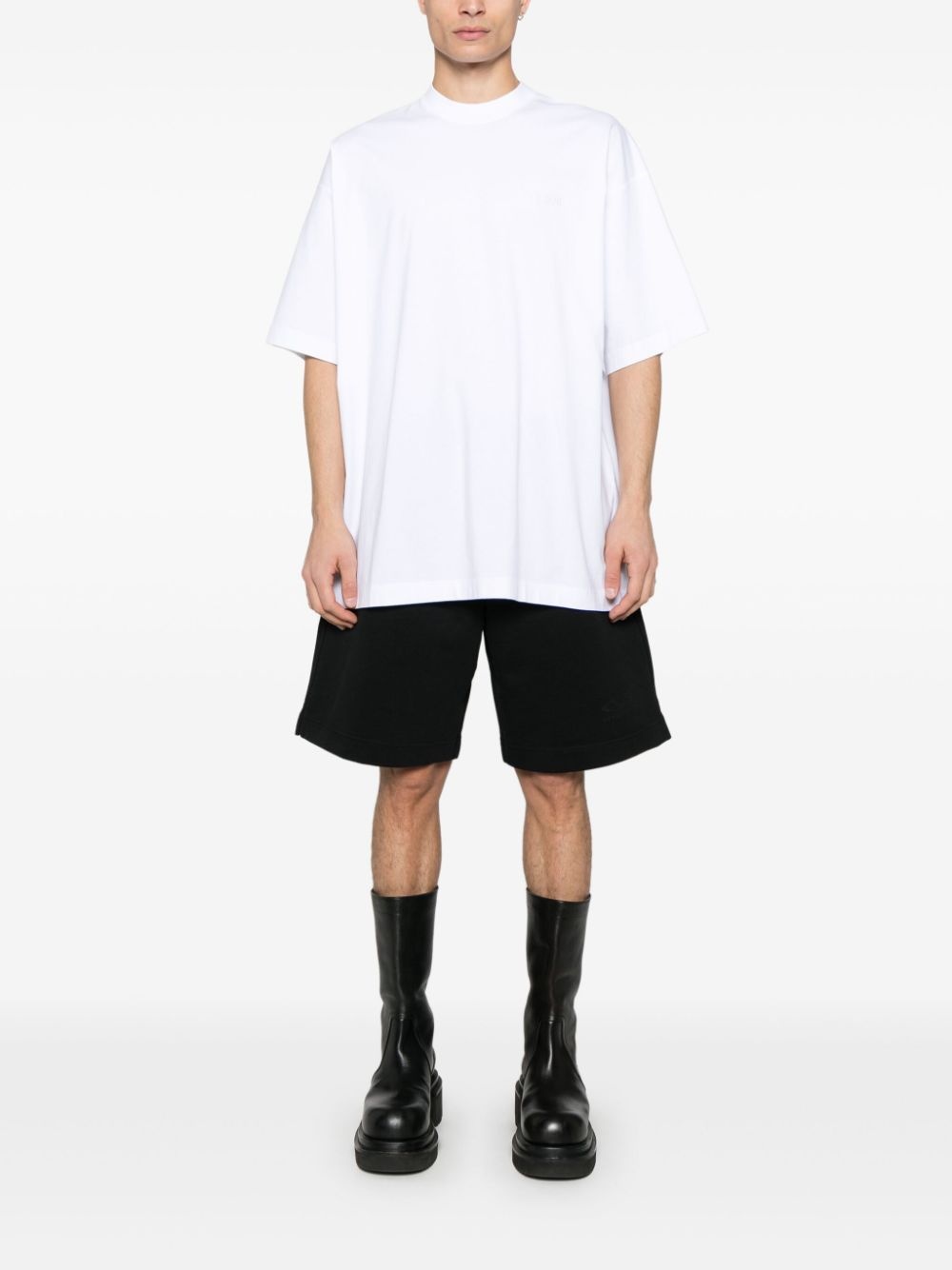 logo-print shorts - 2