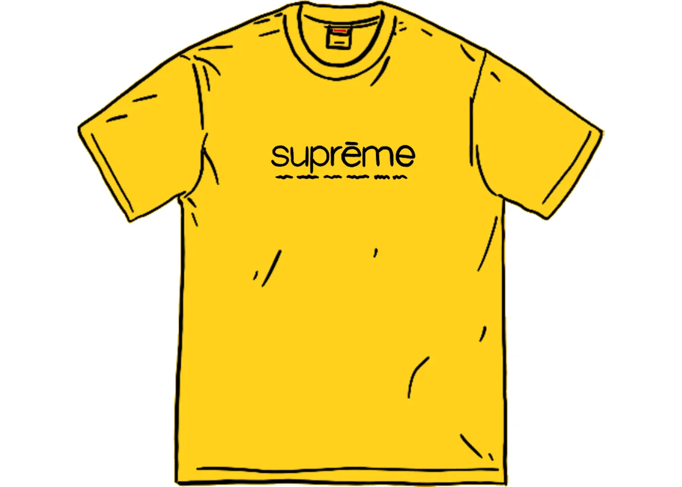 Supreme Supreme Five Boroughs Tee Yellow - 755d2f9d-4410-4c9a-9d14 