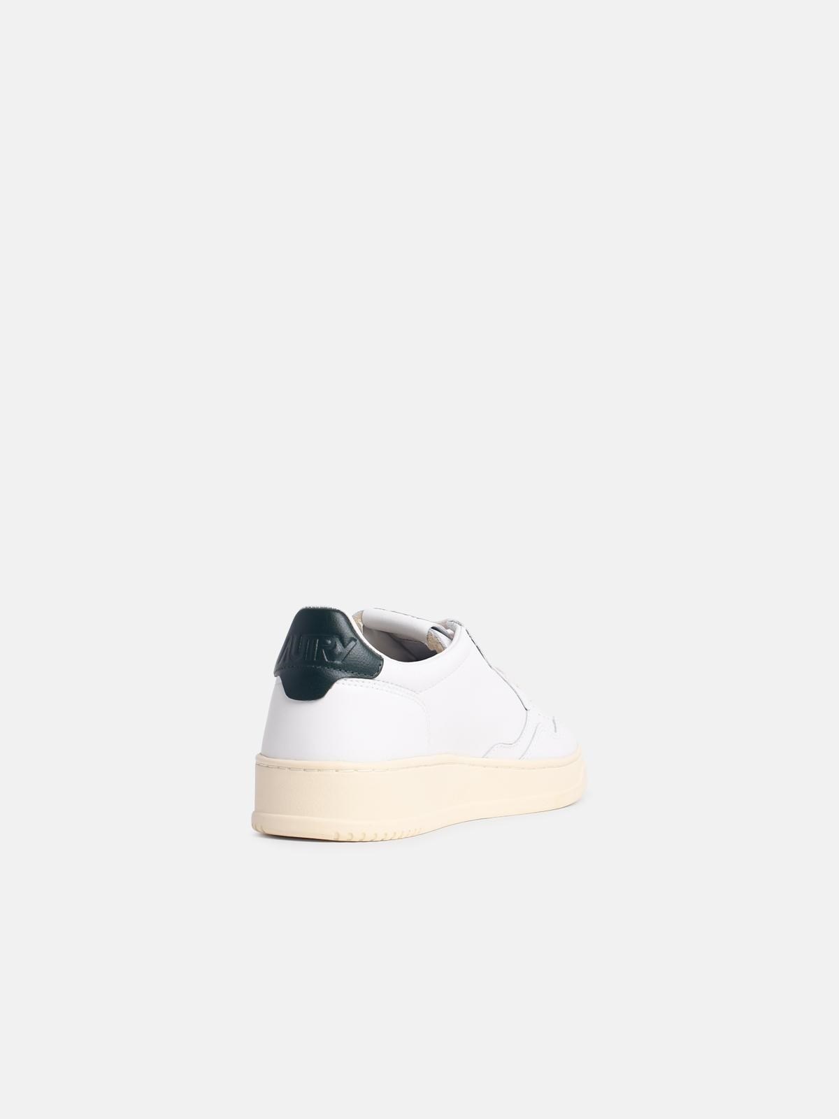 'MEDIALIST' WHITE LEATHER SNEAKERS - 3