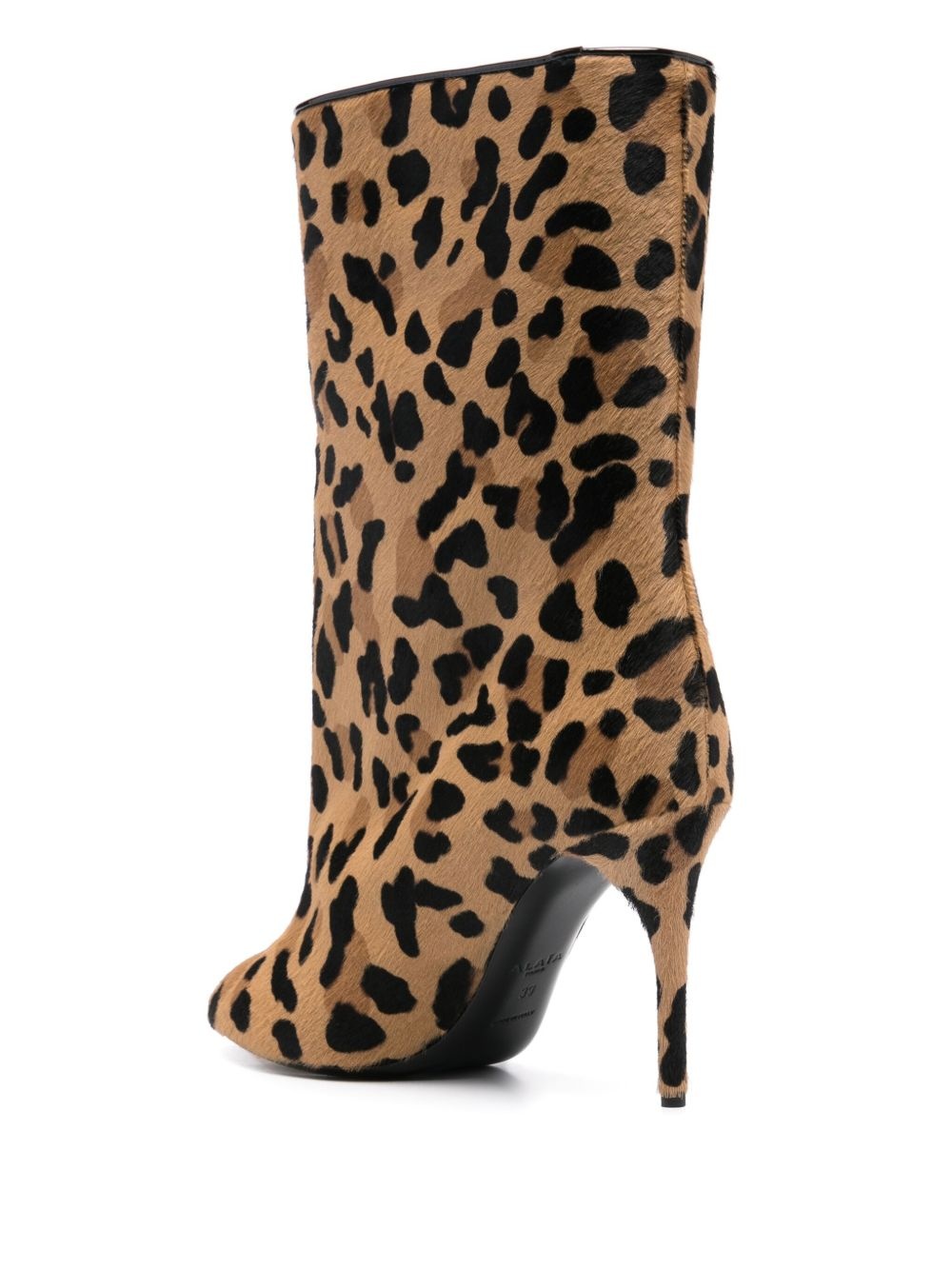90mm leopard-print boots - 3