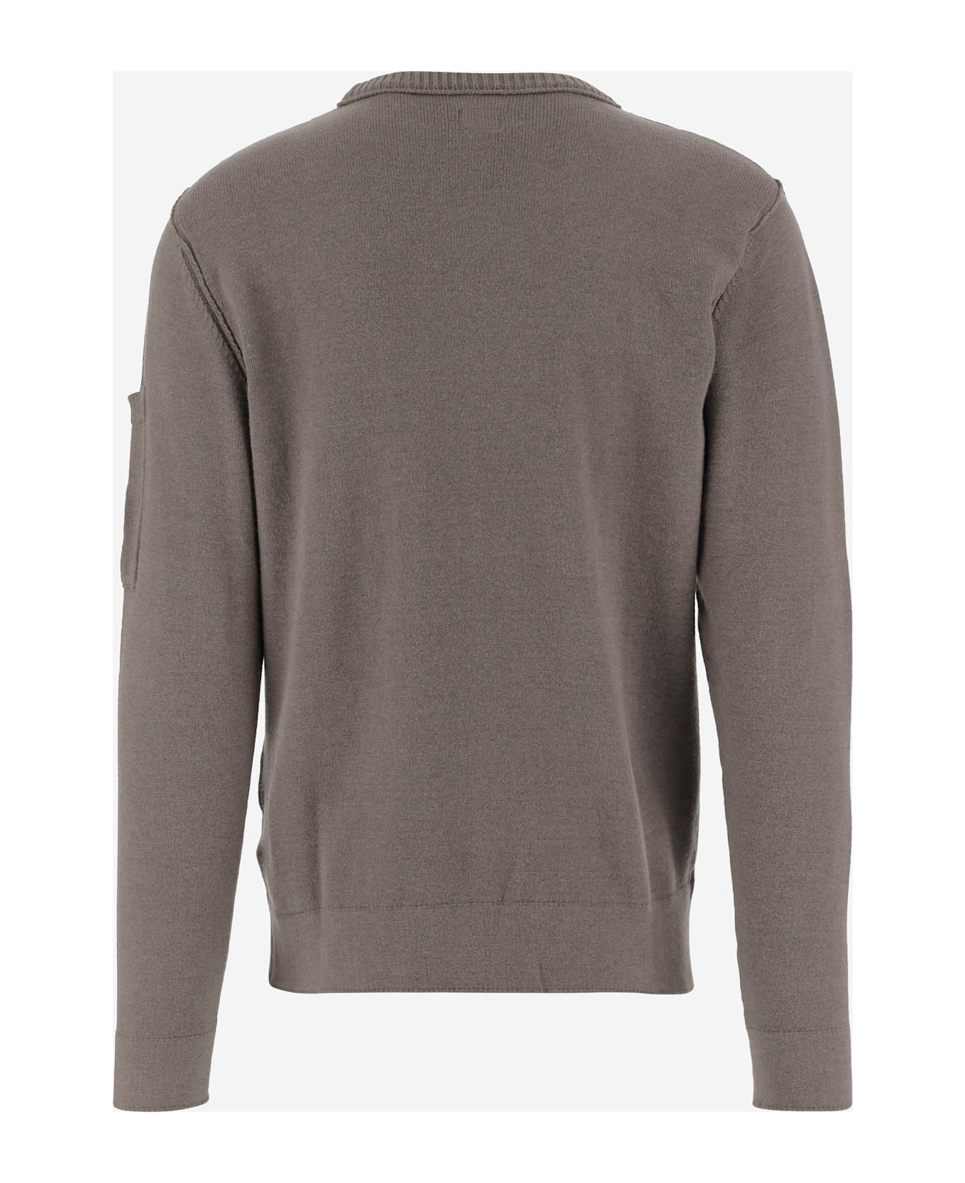 Cotton Blend Sweater With Logo - 3