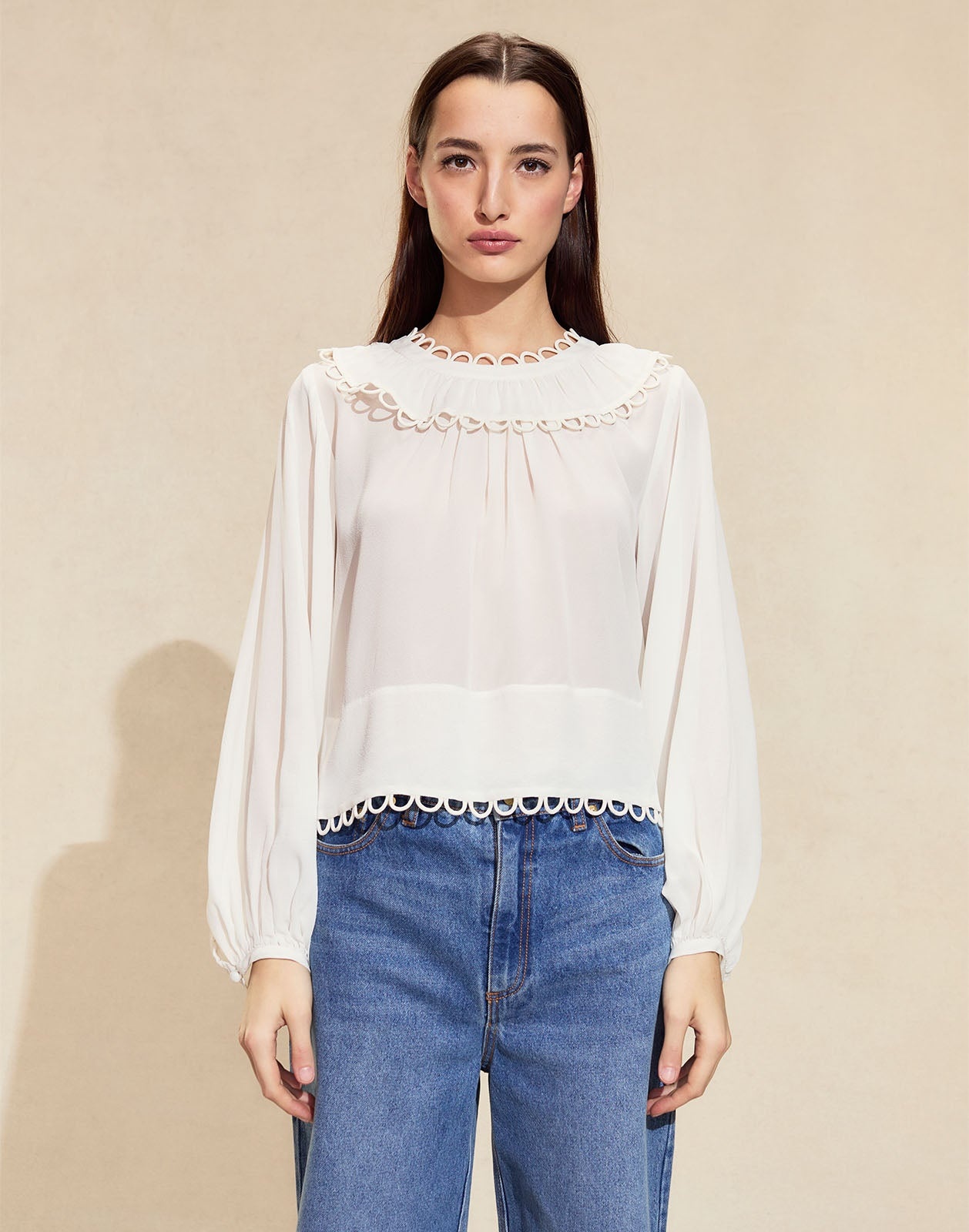 Annabelle Long Sleeve Blouse - 7