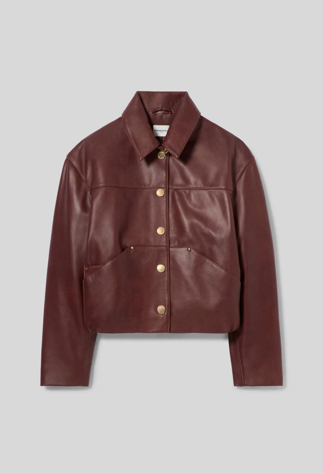 SHORT LEATHER JACKET - 1