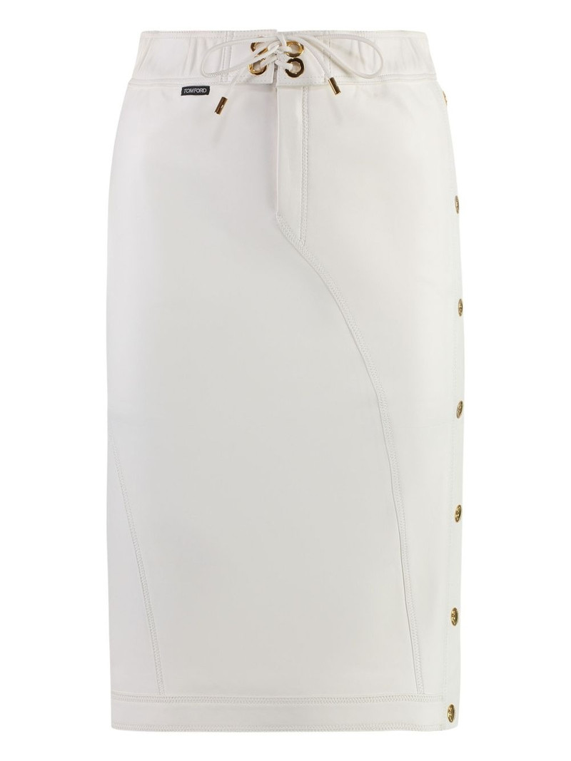 leather midi skirt 1