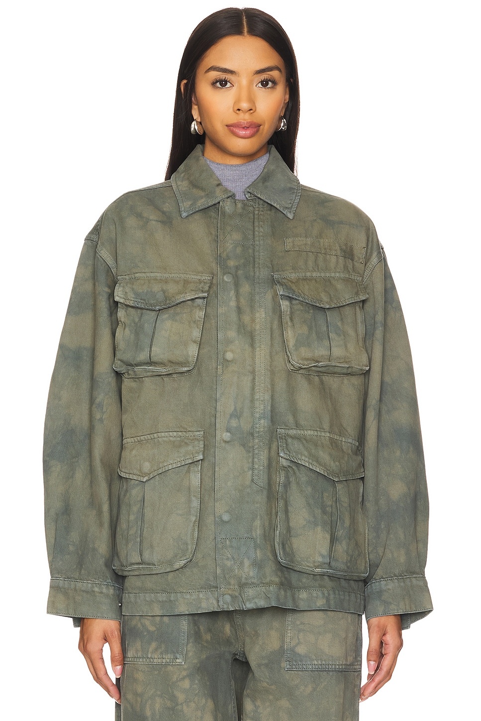 Kaia Oversized Drawstring Jacket - 2