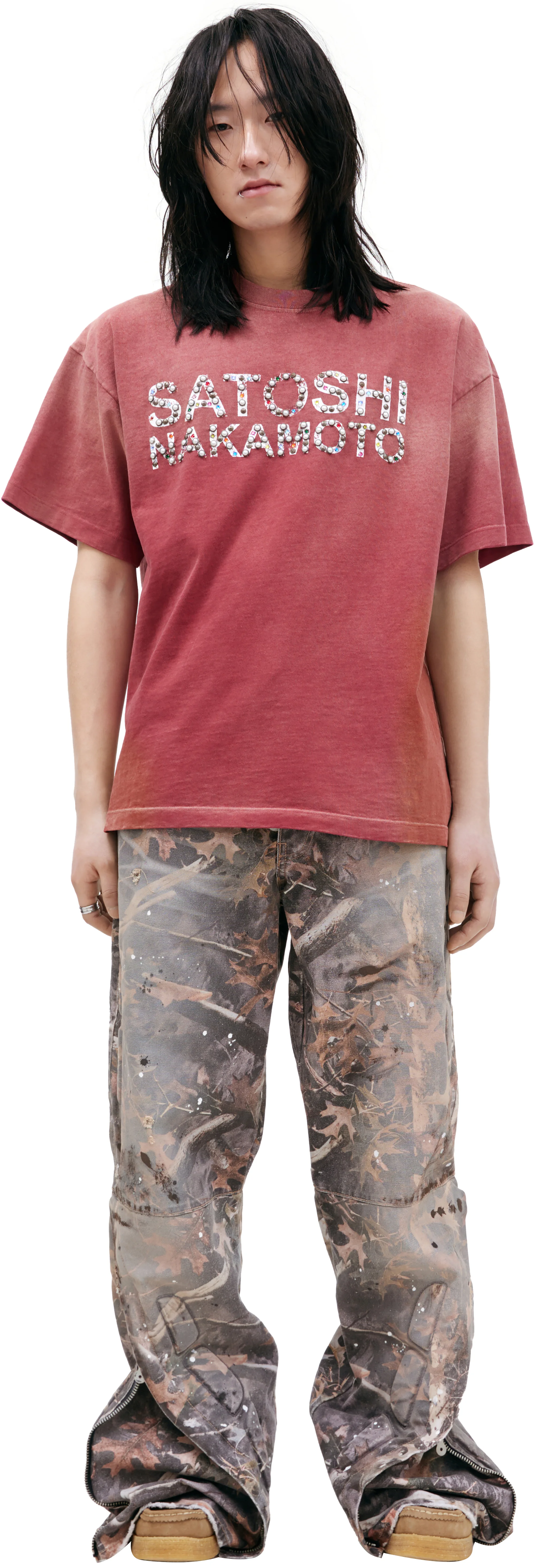 T-SHIRT WITH THREE-DIMENSIONAL LOGO - 1