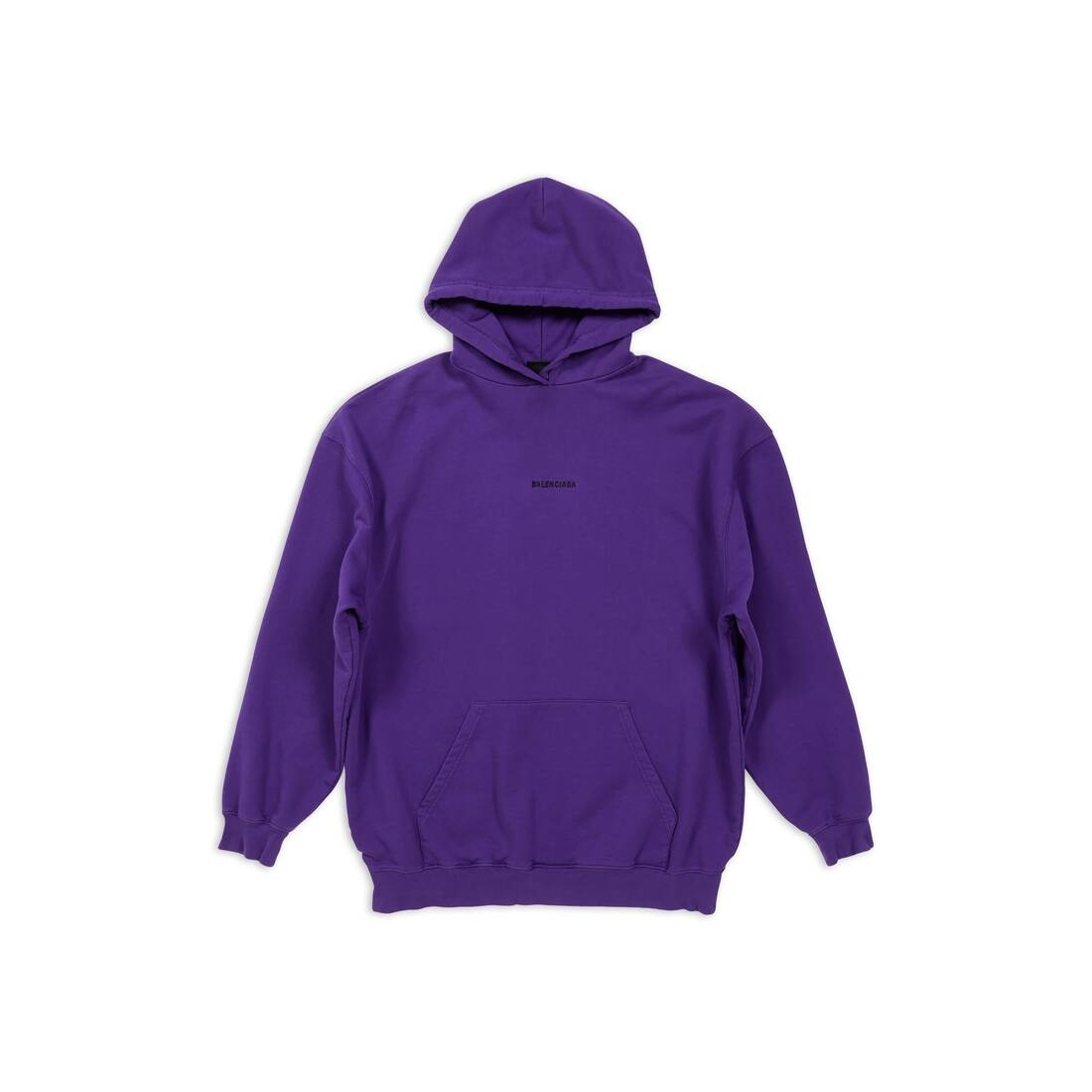 Offshore Zip-up Hoodie Medium Fit in Black Faded